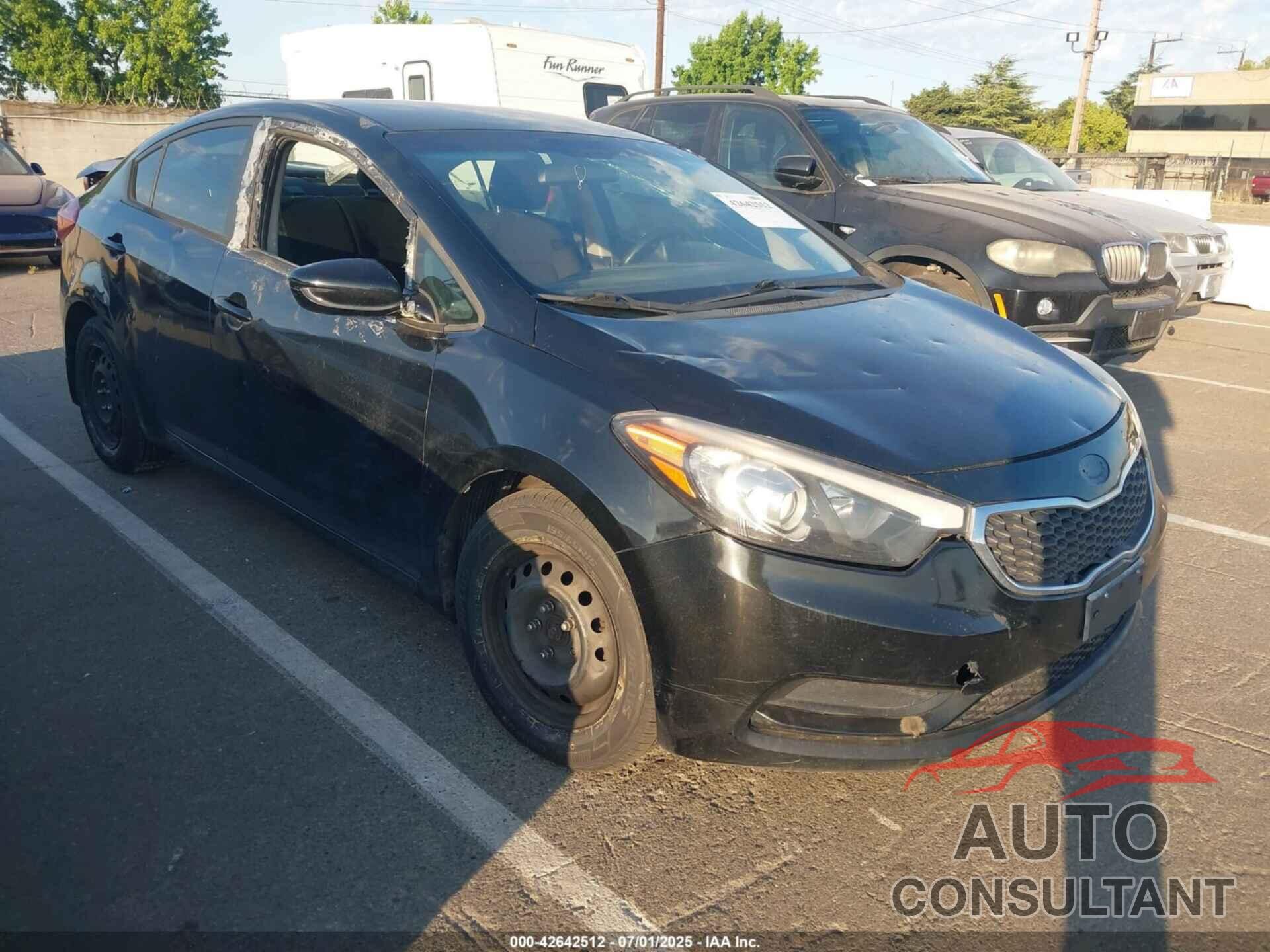 KIA FORTE 2016 - KNAFK4A67G5481535