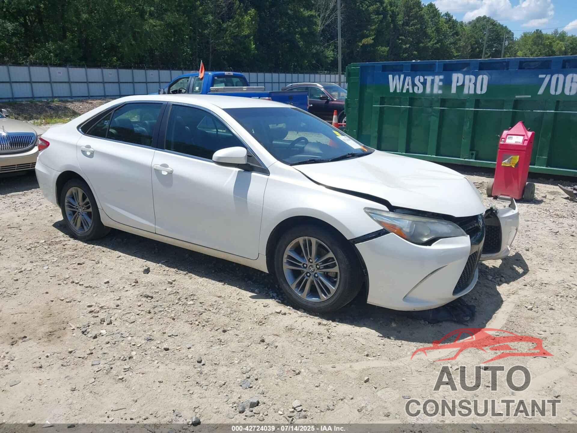 TOYOTA CAMRY 2015 - 4T1BF1FK9FU064489