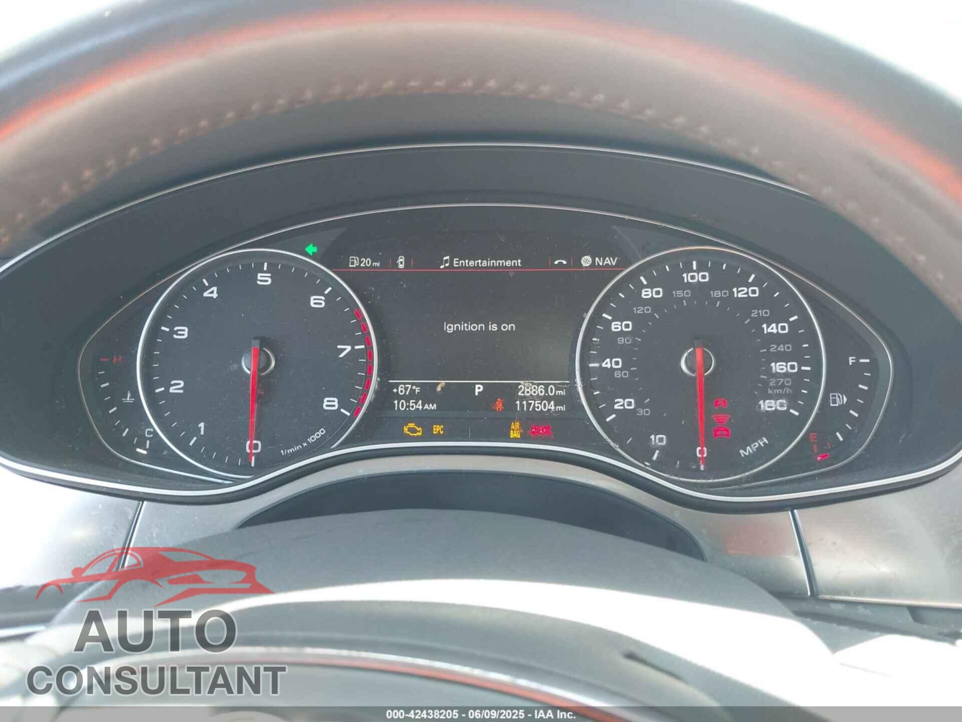 AUDI A7 2012 - WAU2GAFC8CN088845
