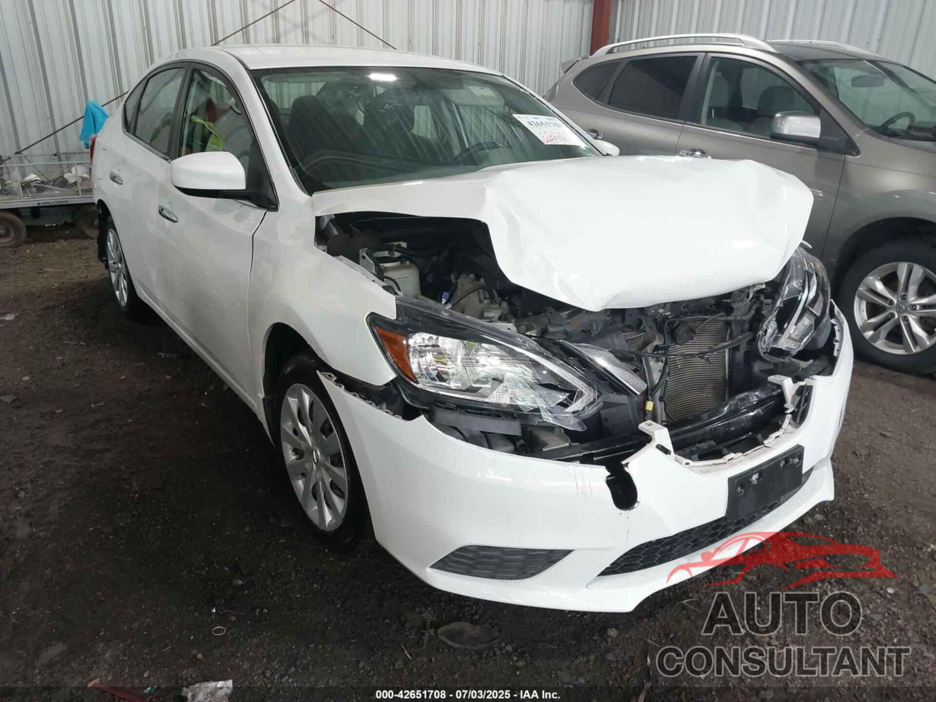NISSAN SENTRA 2019 - 3N1AB7AP6KY446765