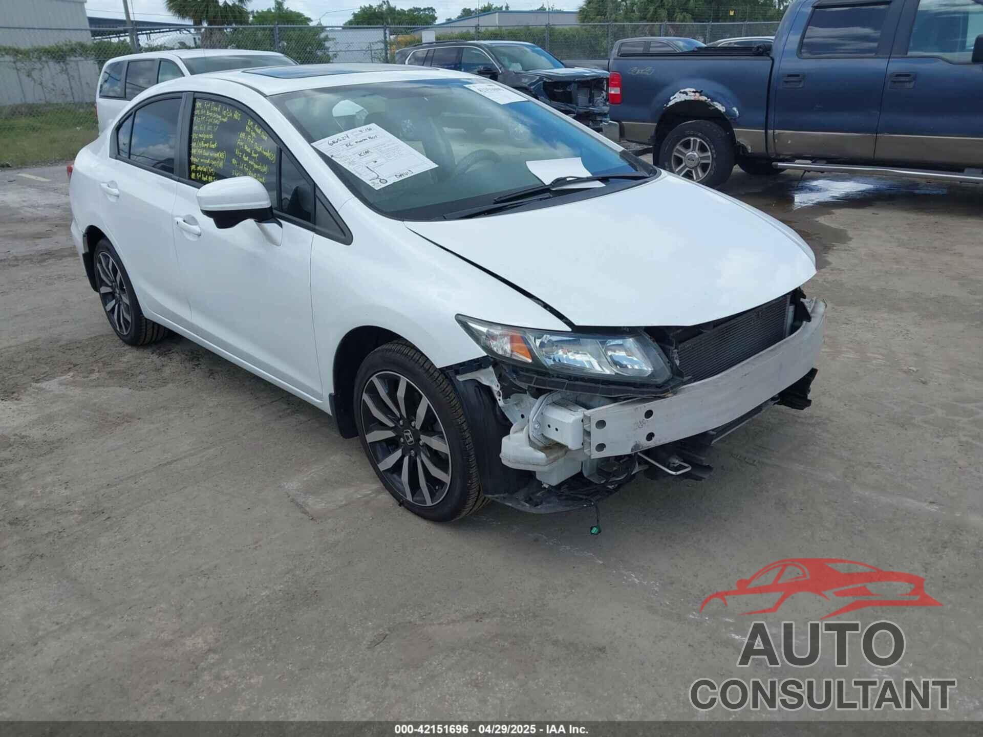 HONDA CIVIC 2015 - 19XFB2F95FE019259