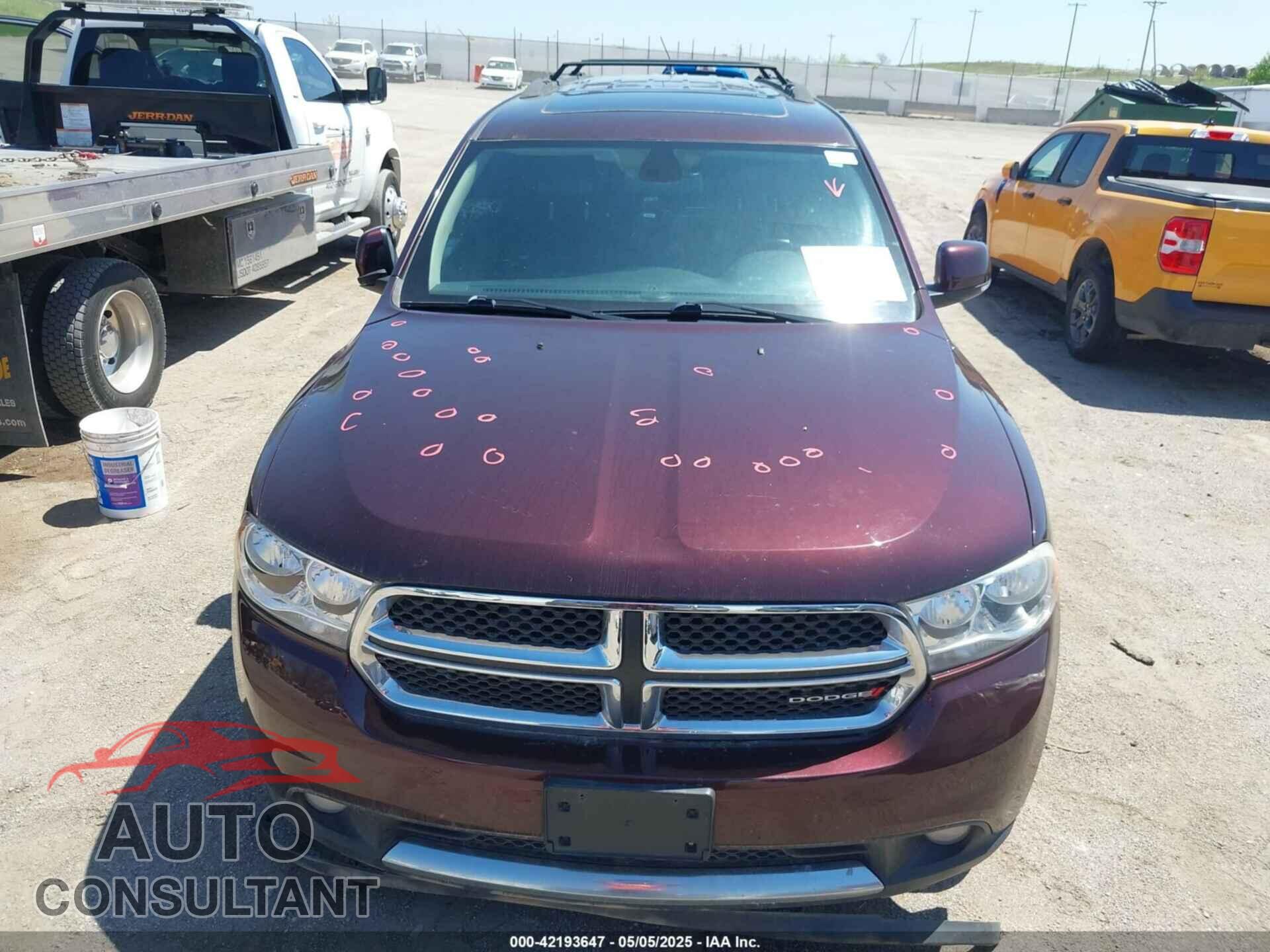 DODGE DURANGO 2012 - 1C4RDJDG0CC337408