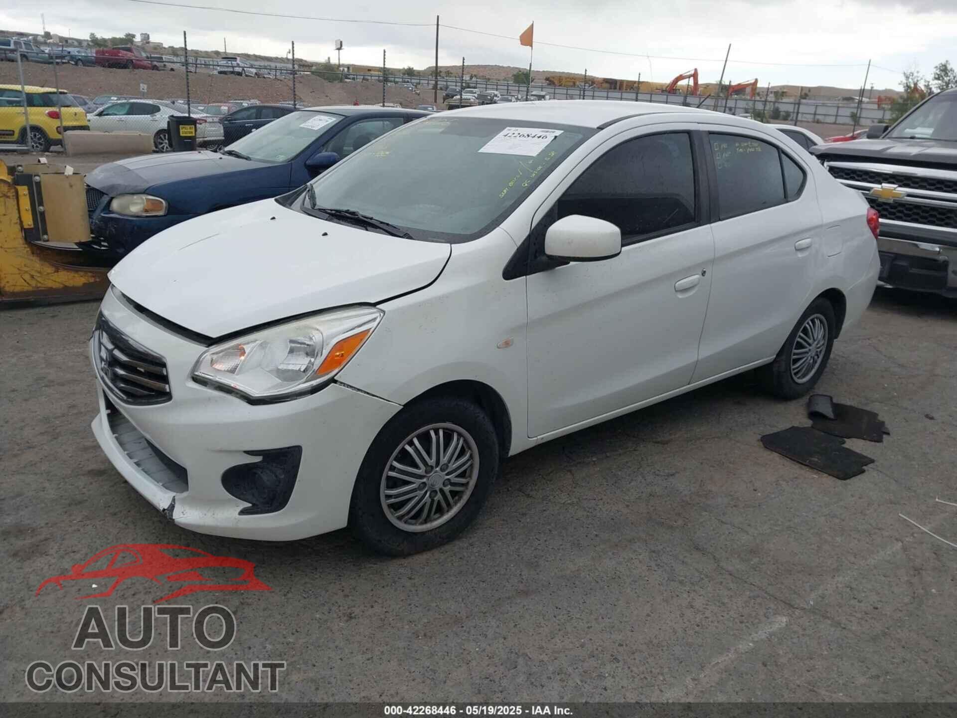 MITSUBISHI MIRAGE G4 2017 - ML32F3FJ1HHF09462