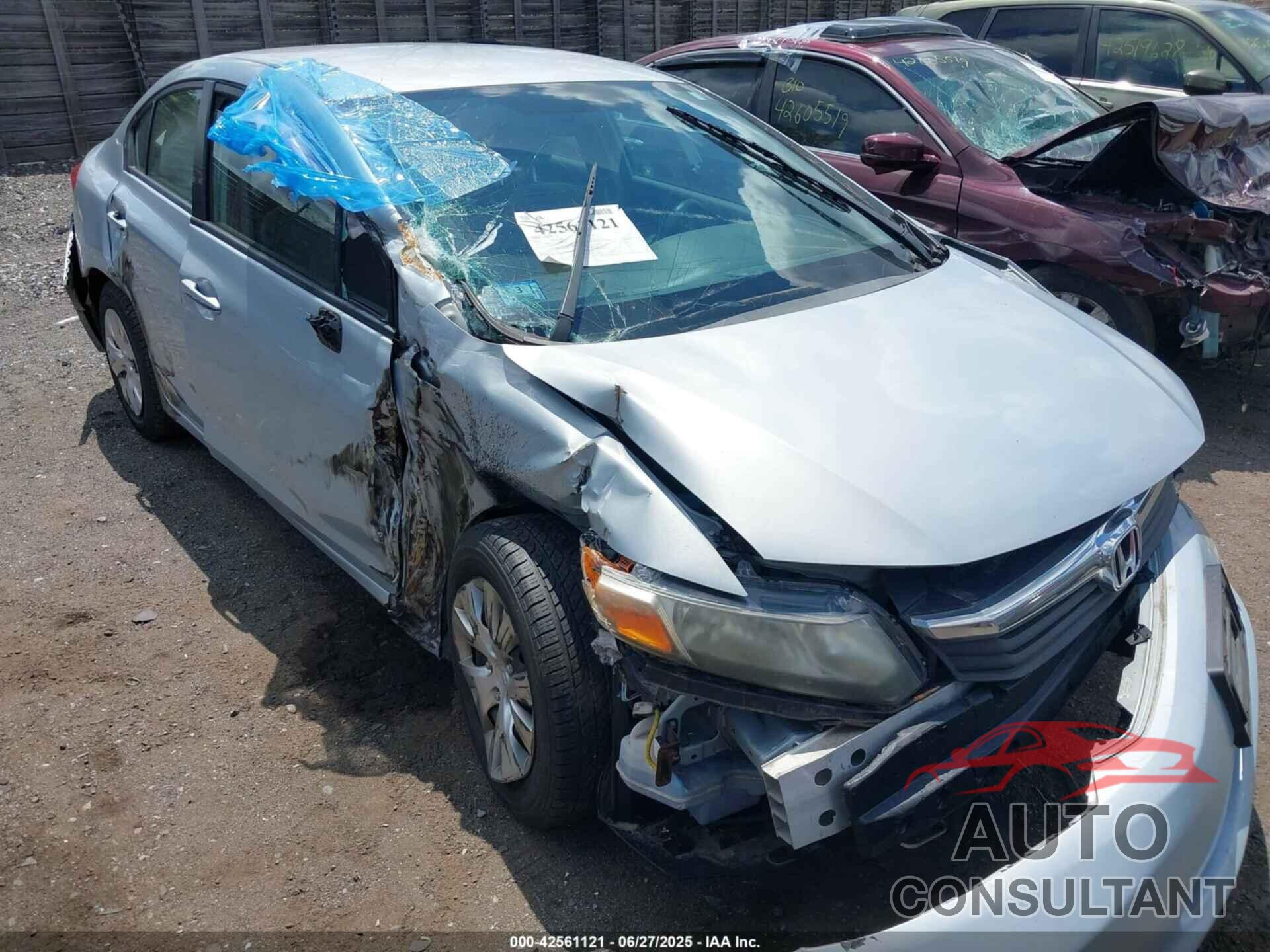 HONDA CIVIC 2012 - 2HGFB2F52CH596040