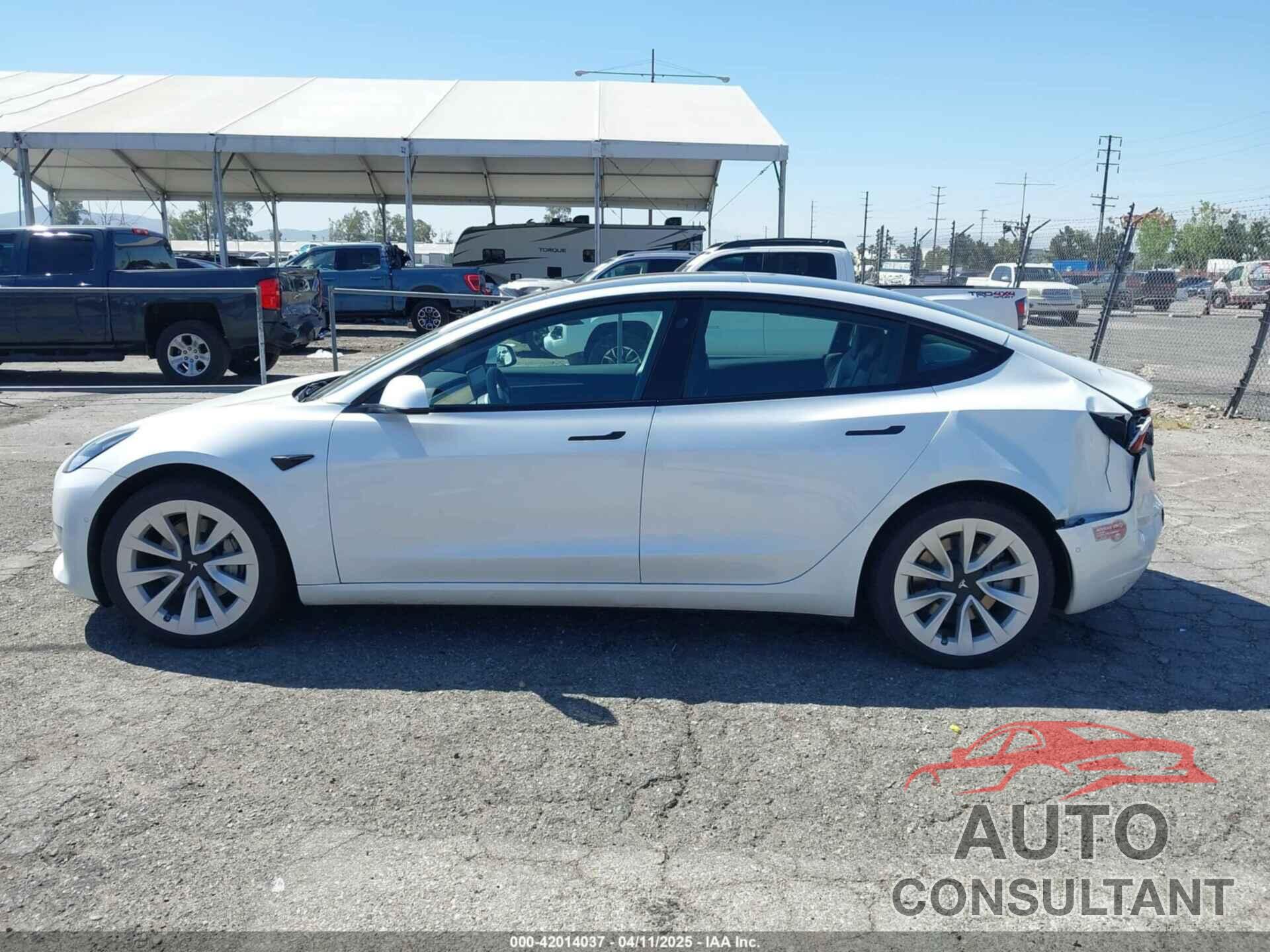 TESLA MODEL 3 2022 - 5YJ3E1EBXNF173967