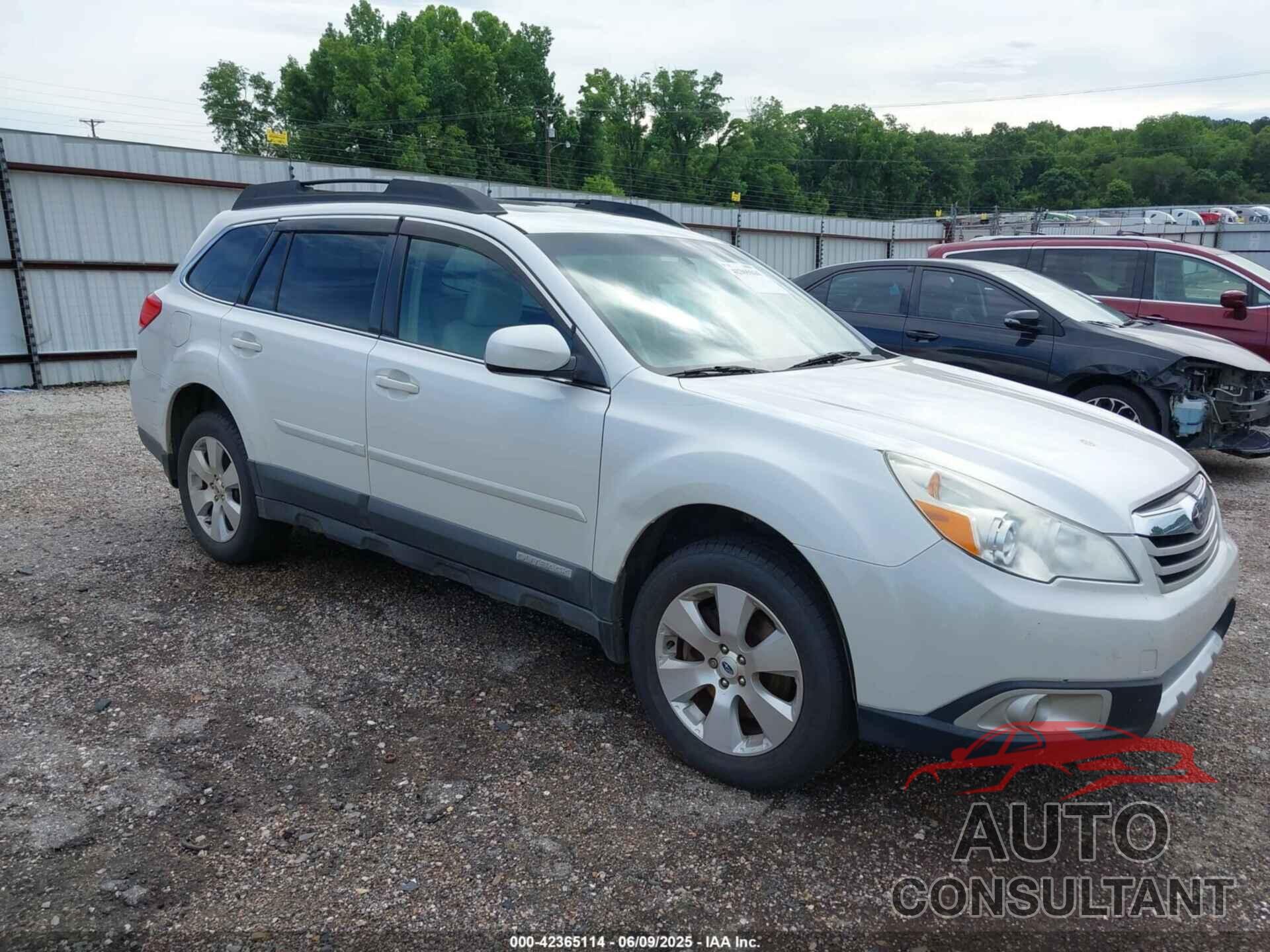 SUBARU OUTBACK 2012 - 4S4BRDKC1C2260618