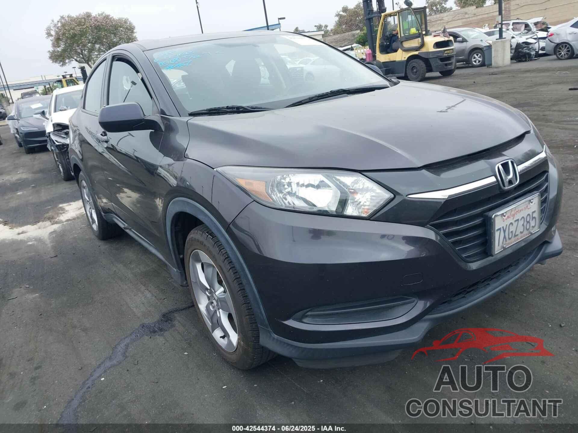 HONDA HR-V 2016 - 3CZRU5H35GM751250