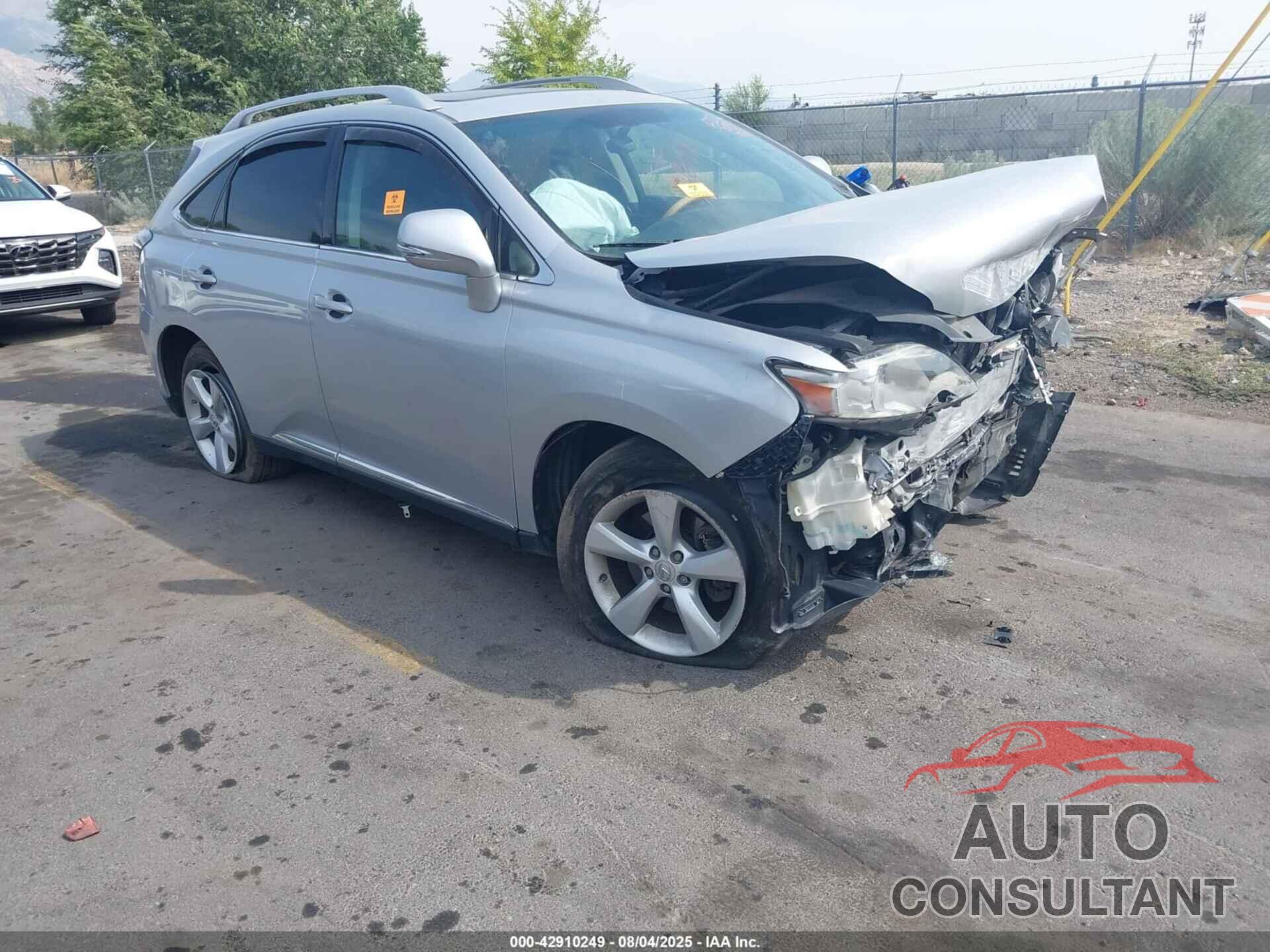 LEXUS RX 350 2011 - 2T2BK1BA3BC101732