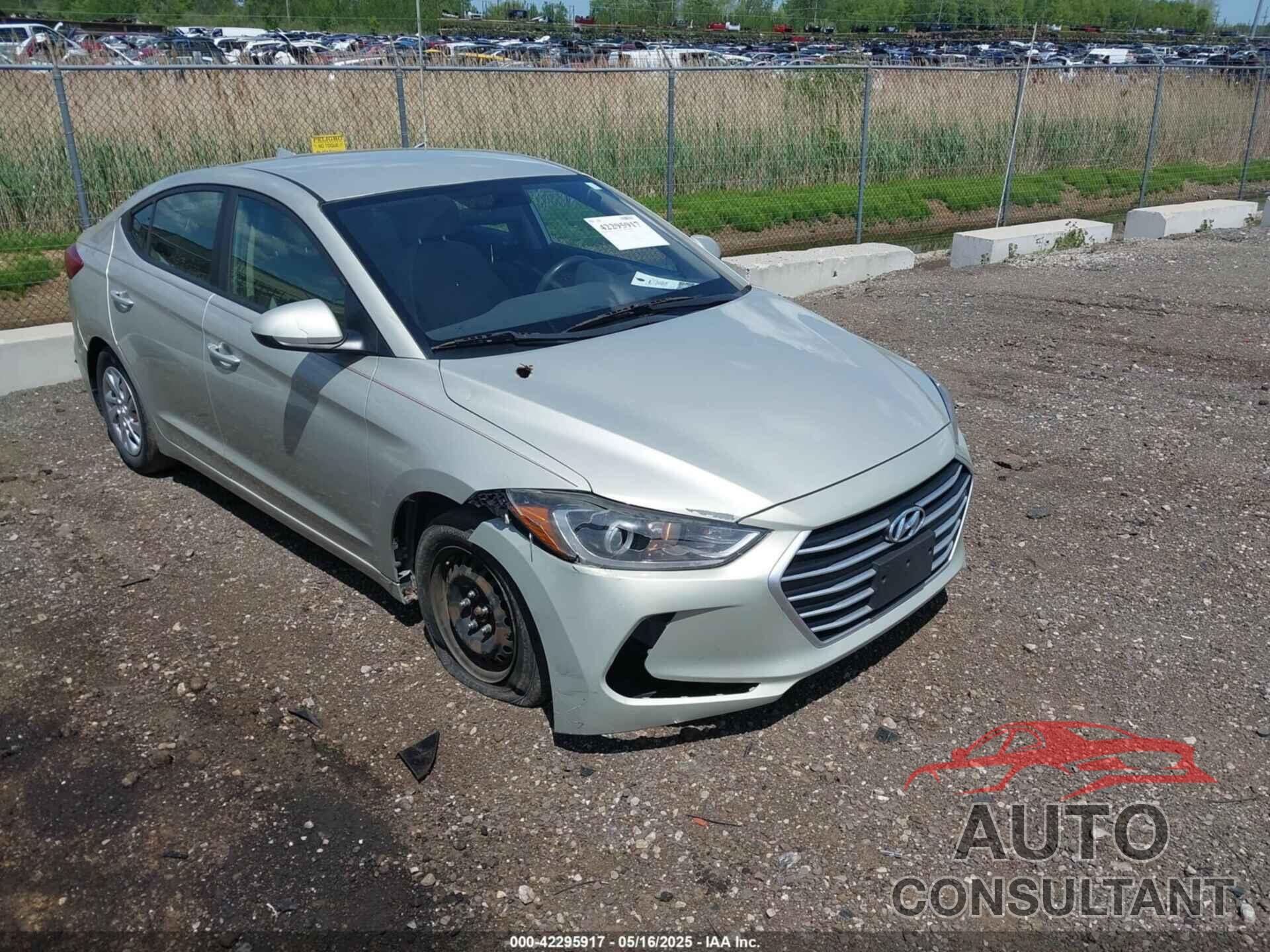 HYUNDAI ELANTRA 2017 - 5NPD74LF0HH100859