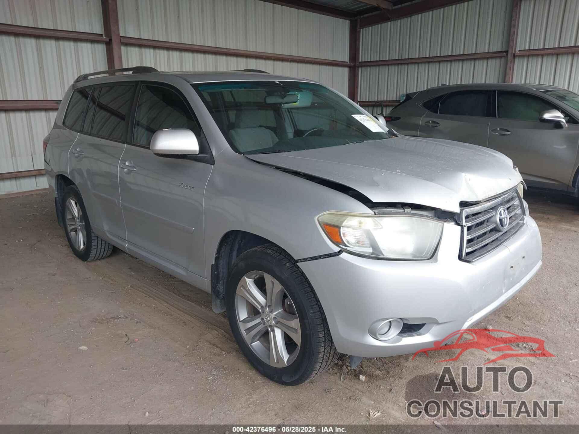 TOYOTA HIGHLANDER 2009 - JTEDS43A092072076