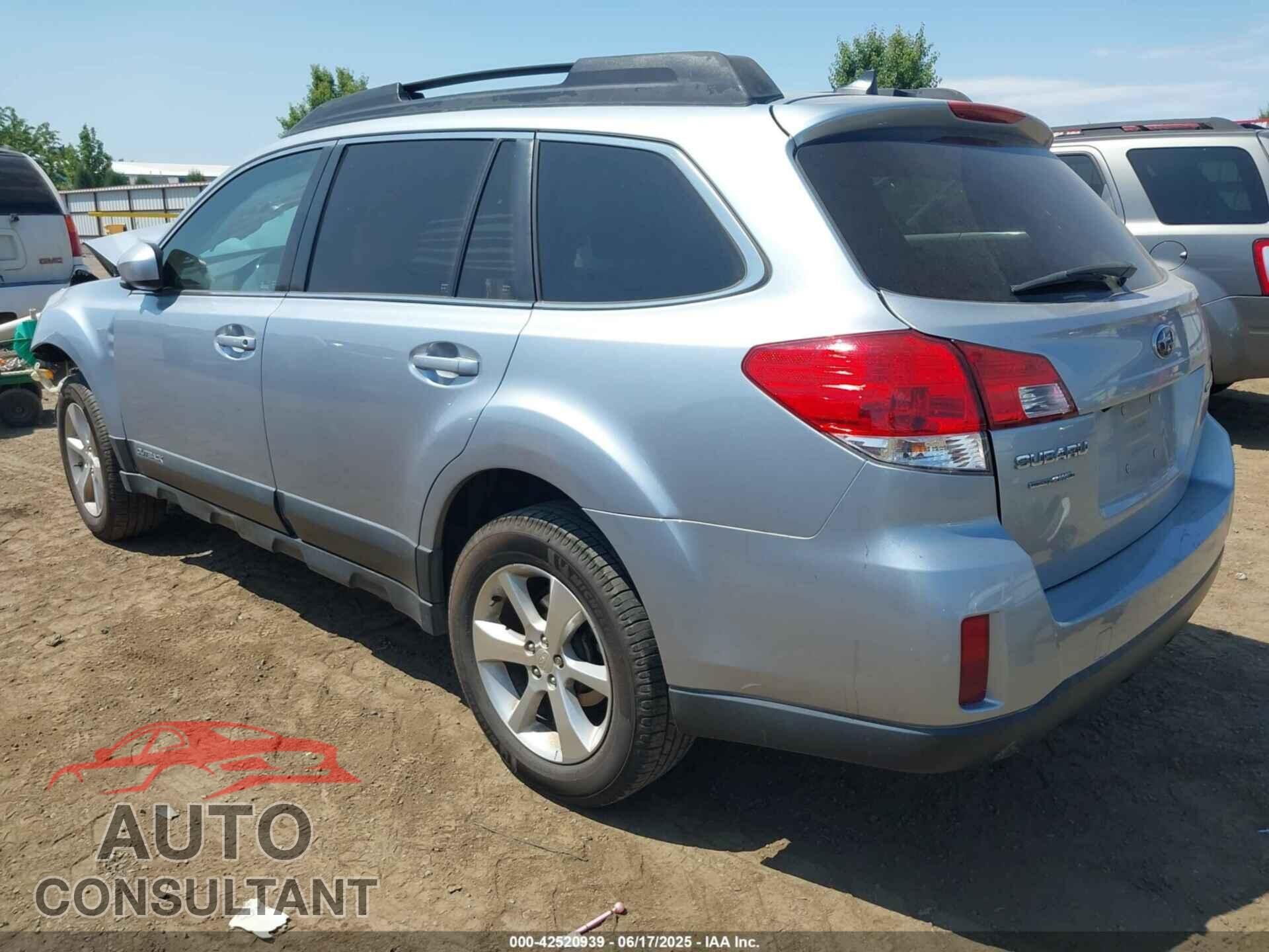 SUBARU OUTBACK 2014 - 4S4BRBLC7E3302256