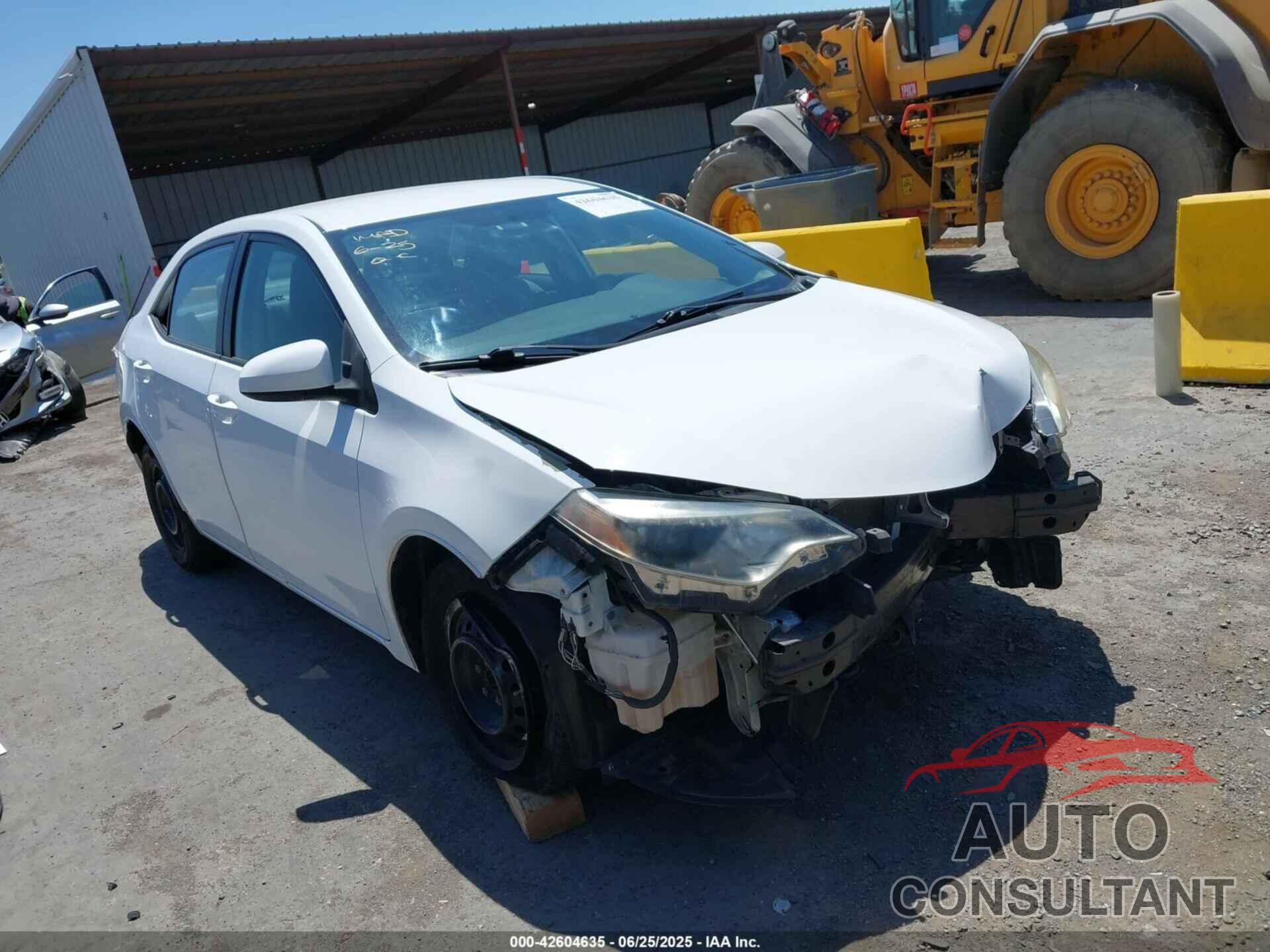 TOYOTA COROLLA 2016 - 5YFBURHE1GP534559