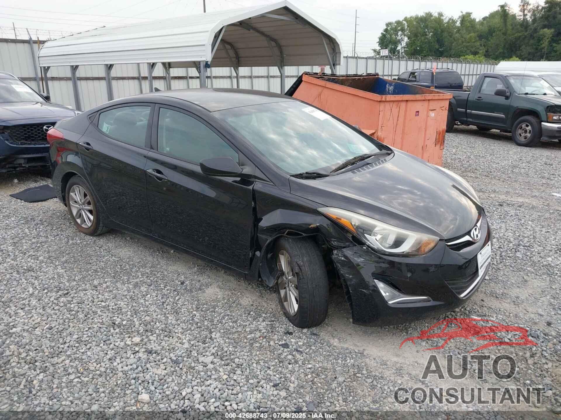 HYUNDAI ELANTRA 2015 - 5NPDH4AE4FH642406