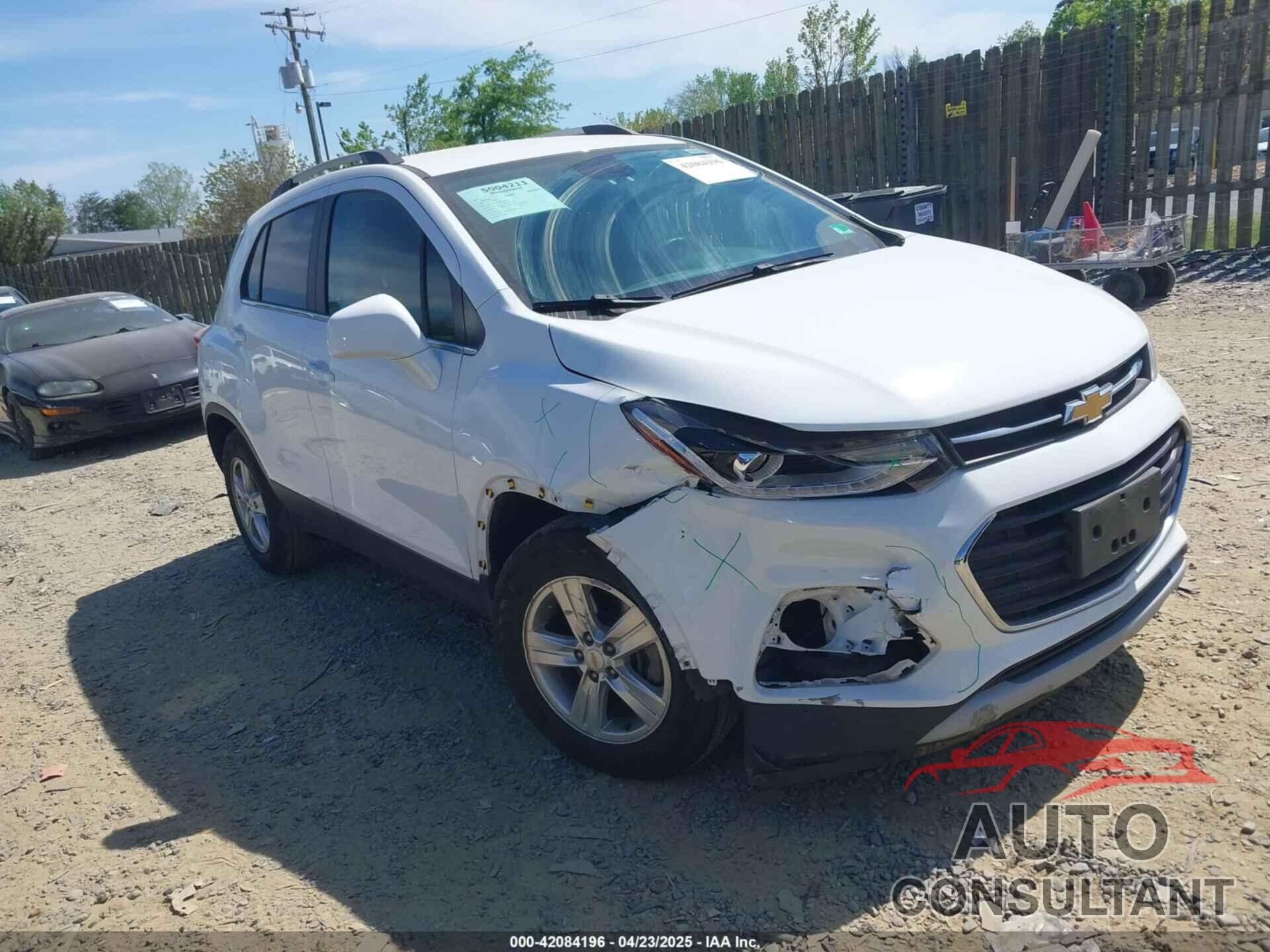 CHEVROLET TRAX 2020 - KL7CJLSB9LB316058