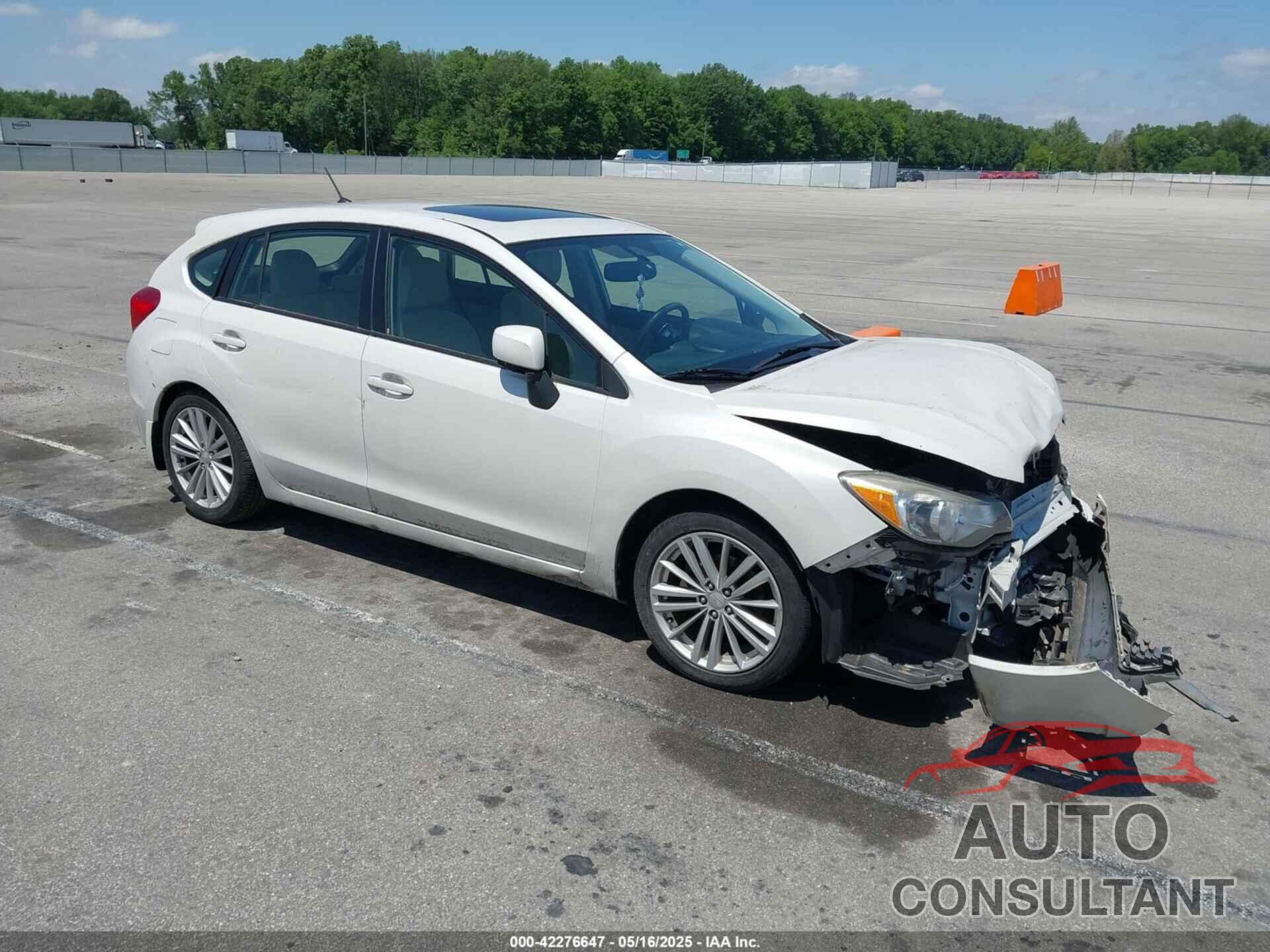 SUBARU IMPREZA 2012 - JF1GPAD66CH207616