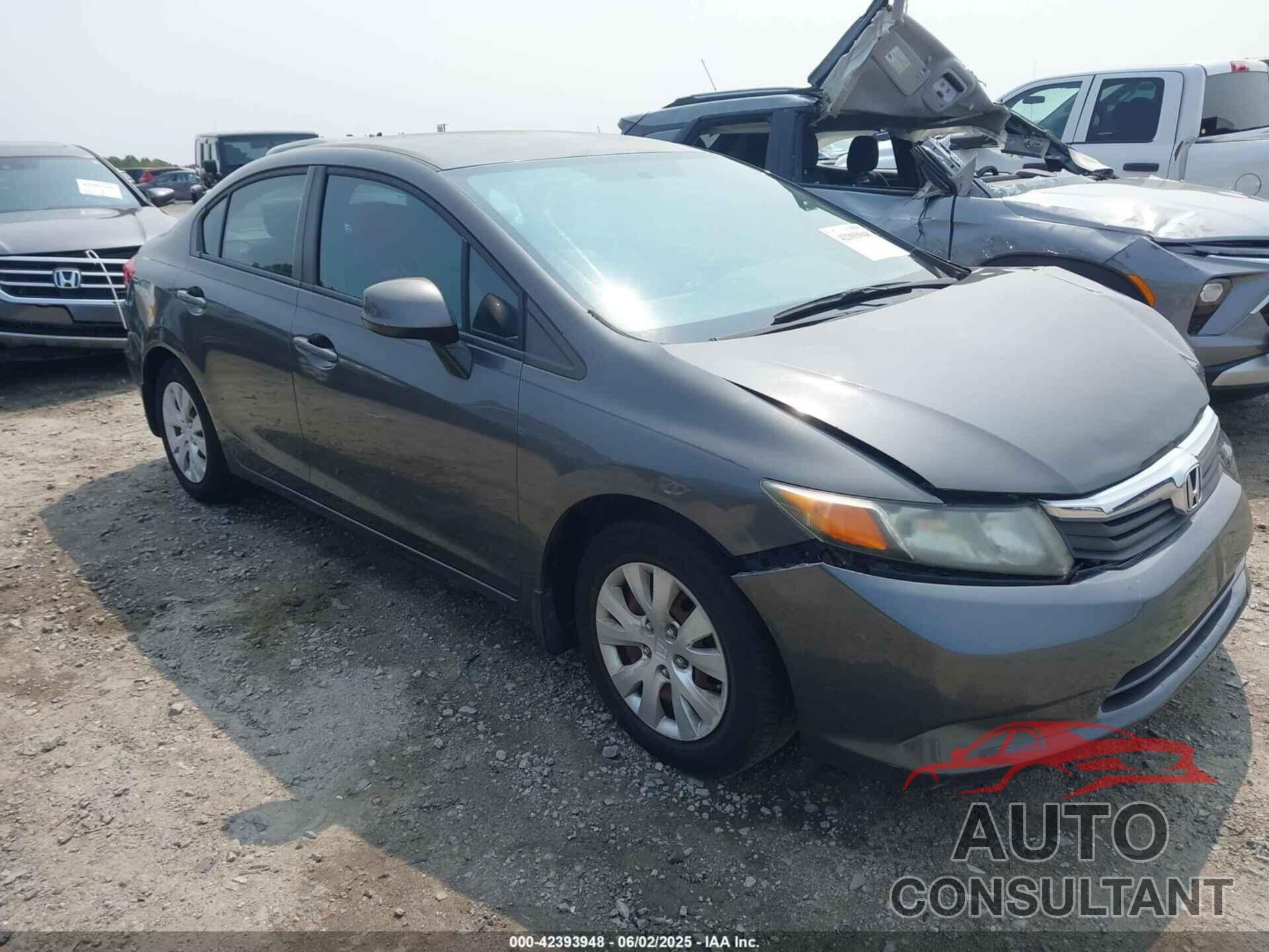 HONDA CIVIC 2012 - 2HGFB2F54CH500599