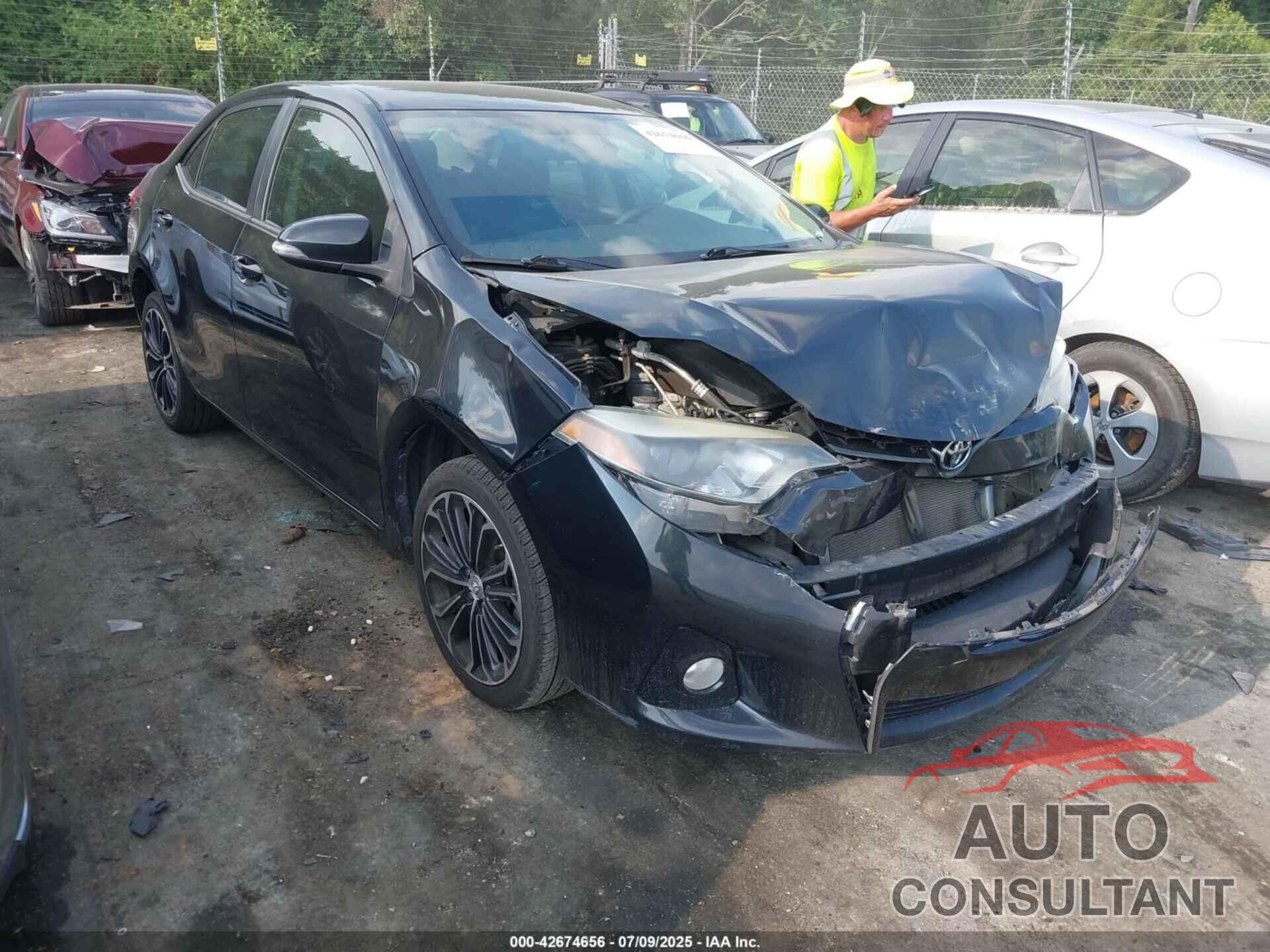 TOYOTA COROLLA 2015 - 5YFBURHE1FP262027