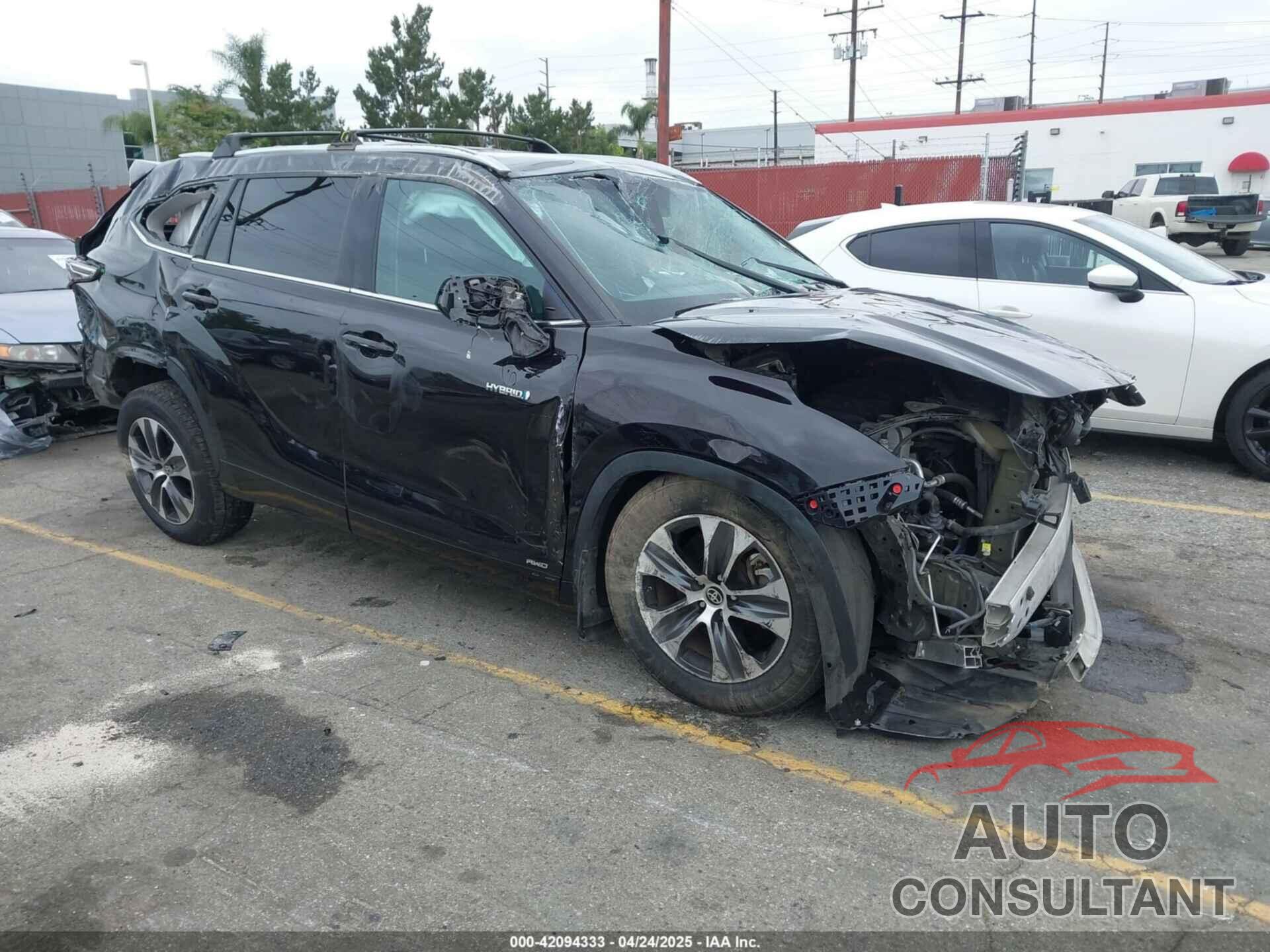 TOYOTA HIGHLANDER 2021 - 5TDHBRCH3MS036688