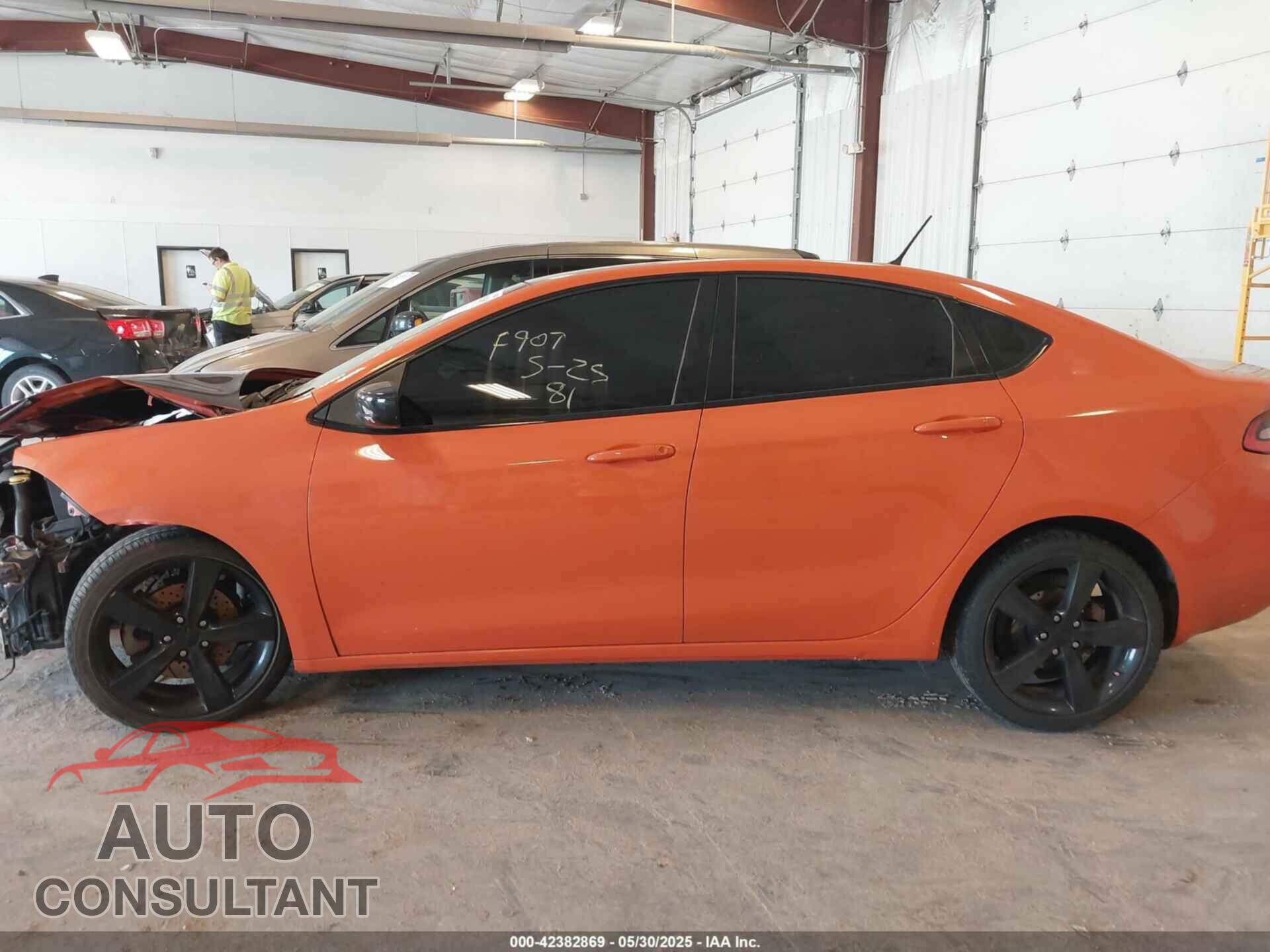 DODGE DART 2015 - 1C3CDFBB6FD310579