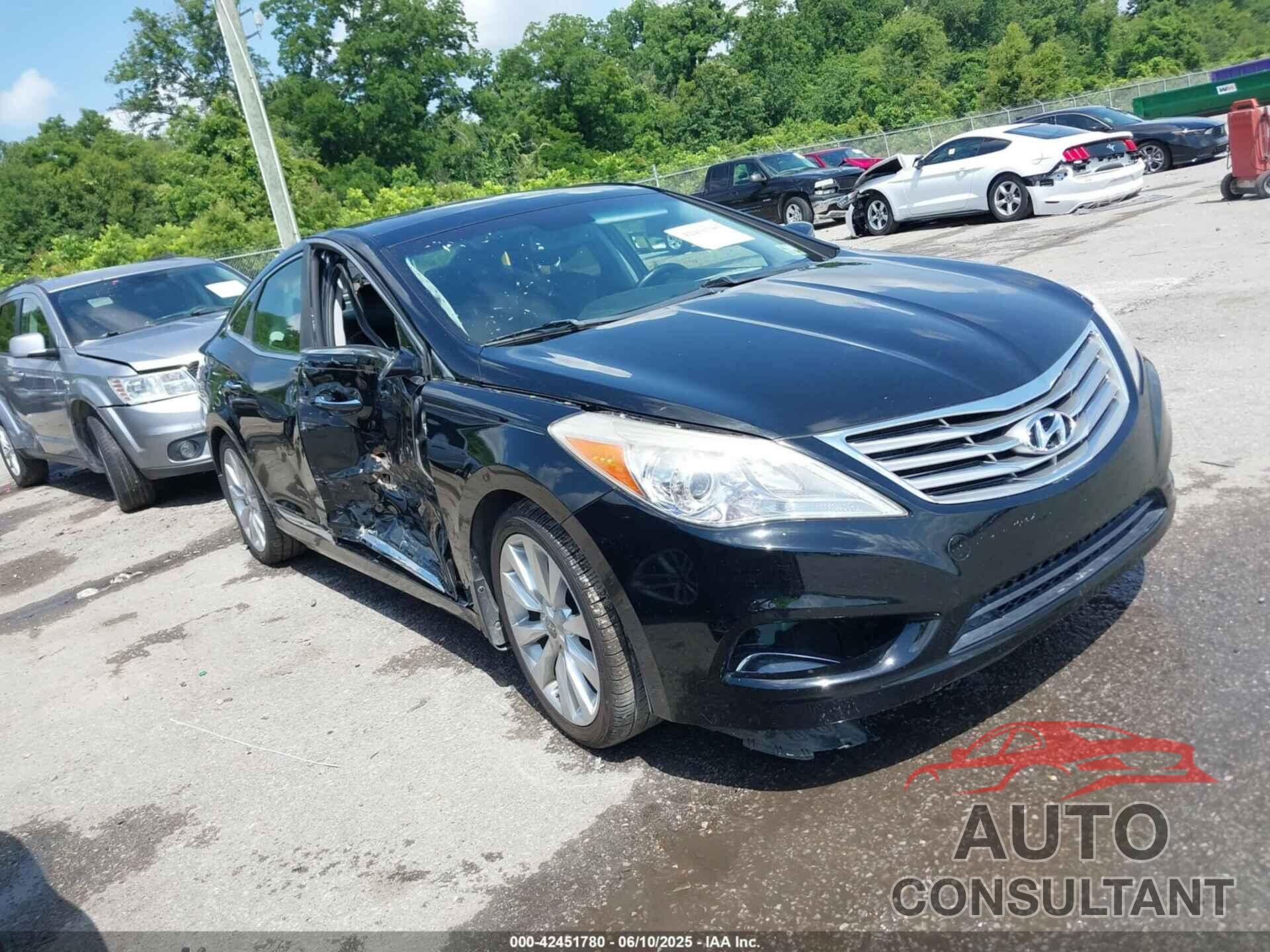 HYUNDAI AZERA 2013 - KMHFH4JG0DA310957