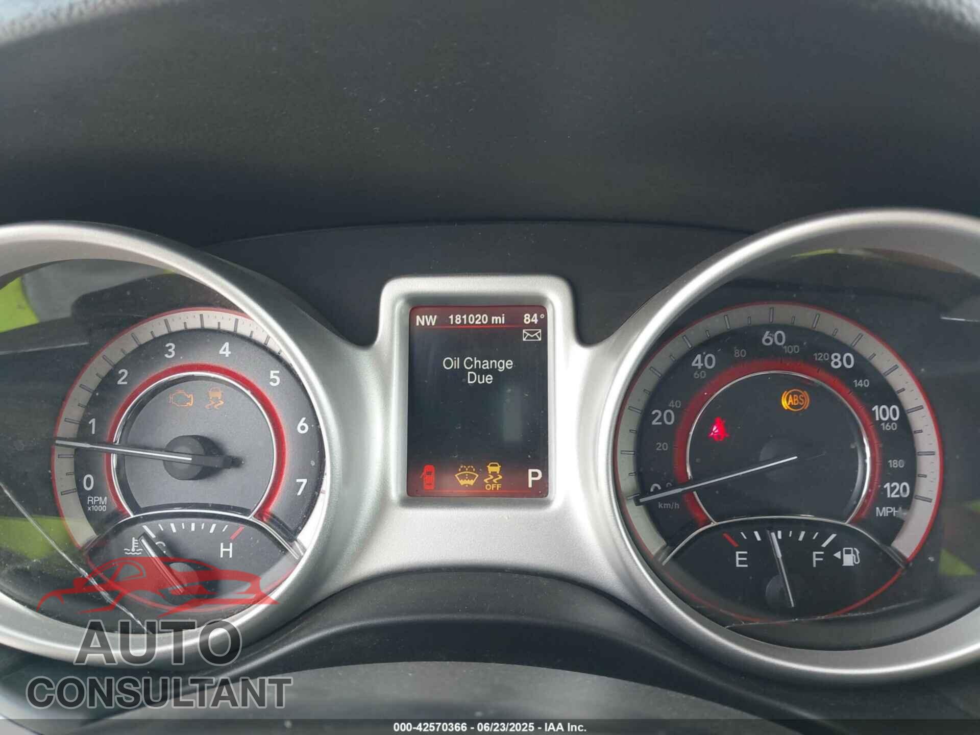 DODGE JOURNEY 2015 - 3C4PDCBB1FT553013