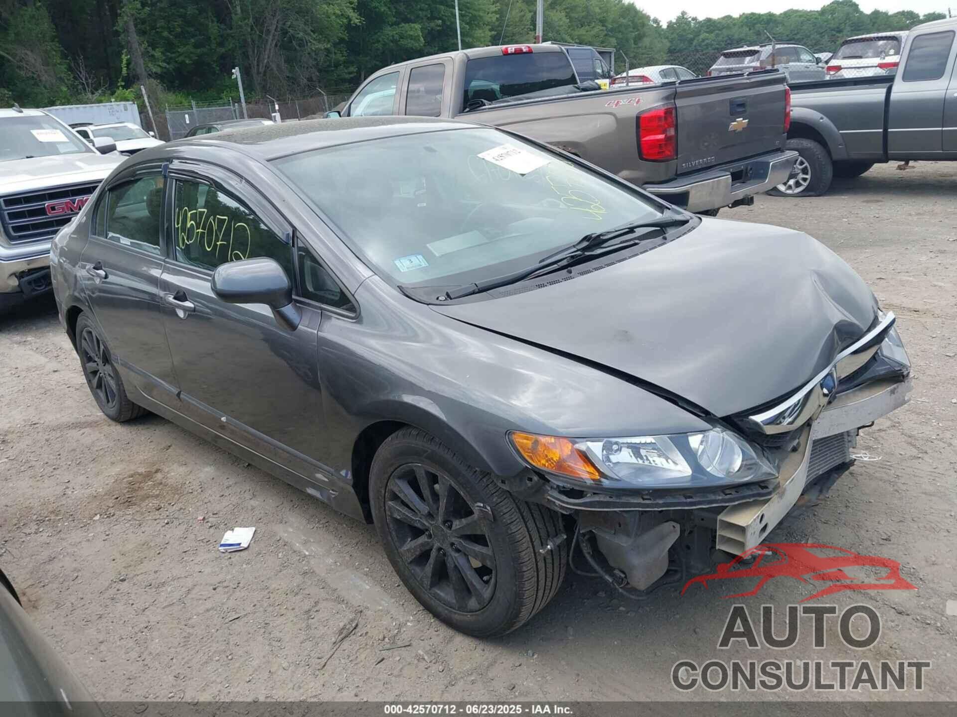 HONDA CIVIC 2011 - 2HGFA1F6XBH546233