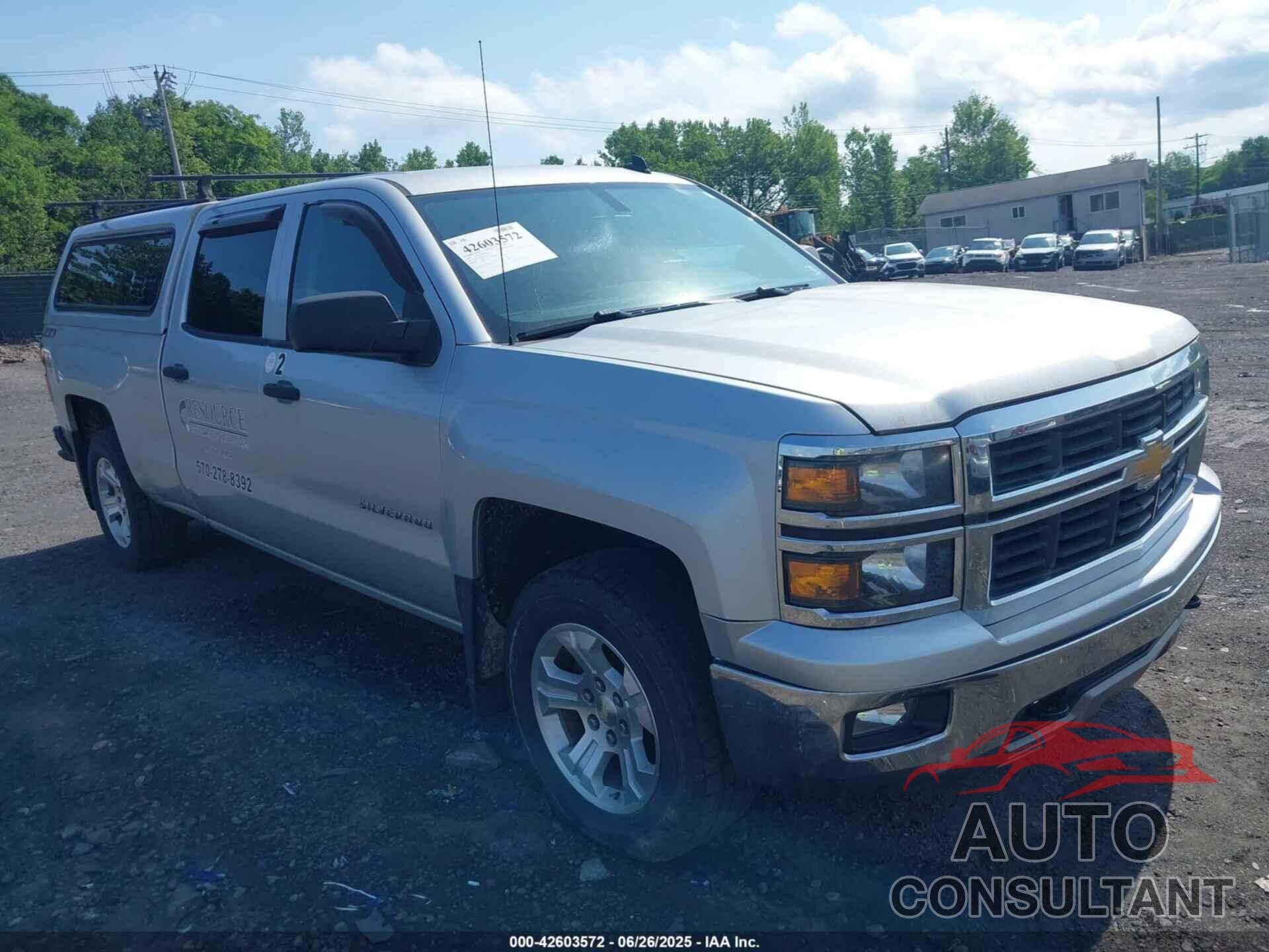 CHEVROLET SILVERADO 1500 2014 - 1GCUKREC8EF194719