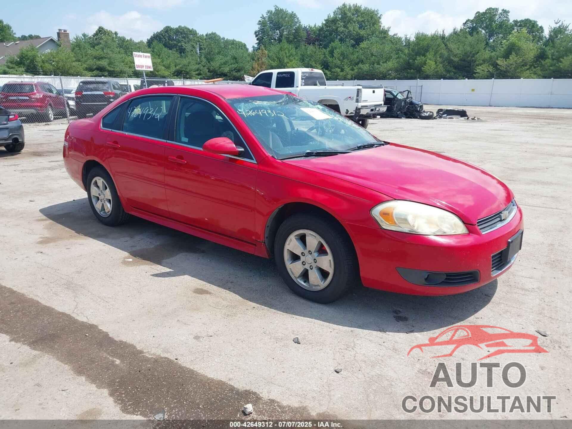 CHEVROLET IMPALA 2010 - 2G1WB5EK1A1200332
