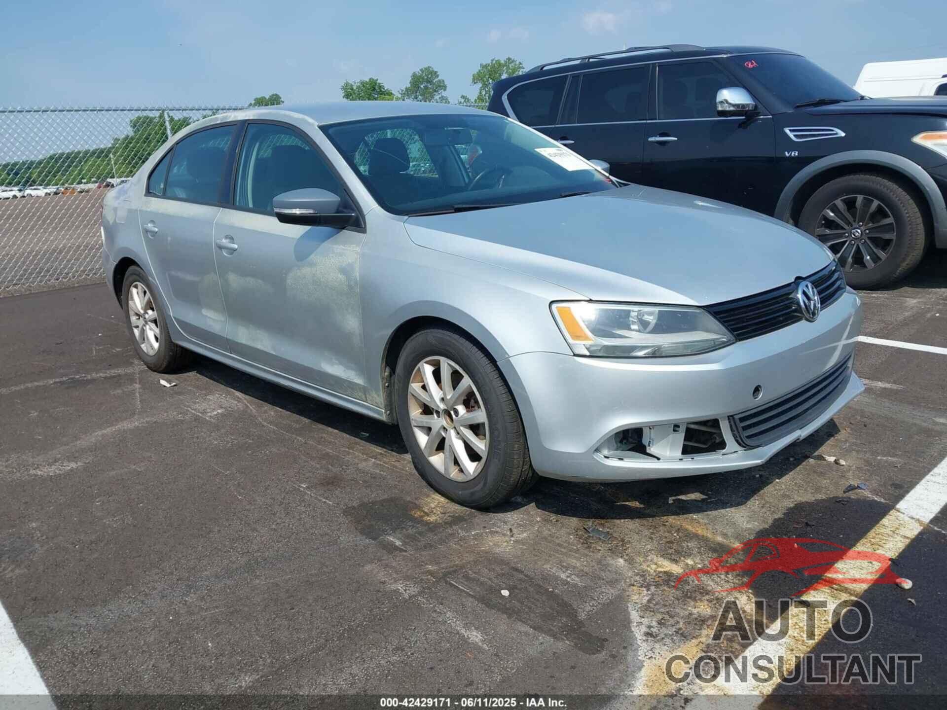 VOLKSWAGEN JETTA 2012 - 3VWDP7AJ4CM468986