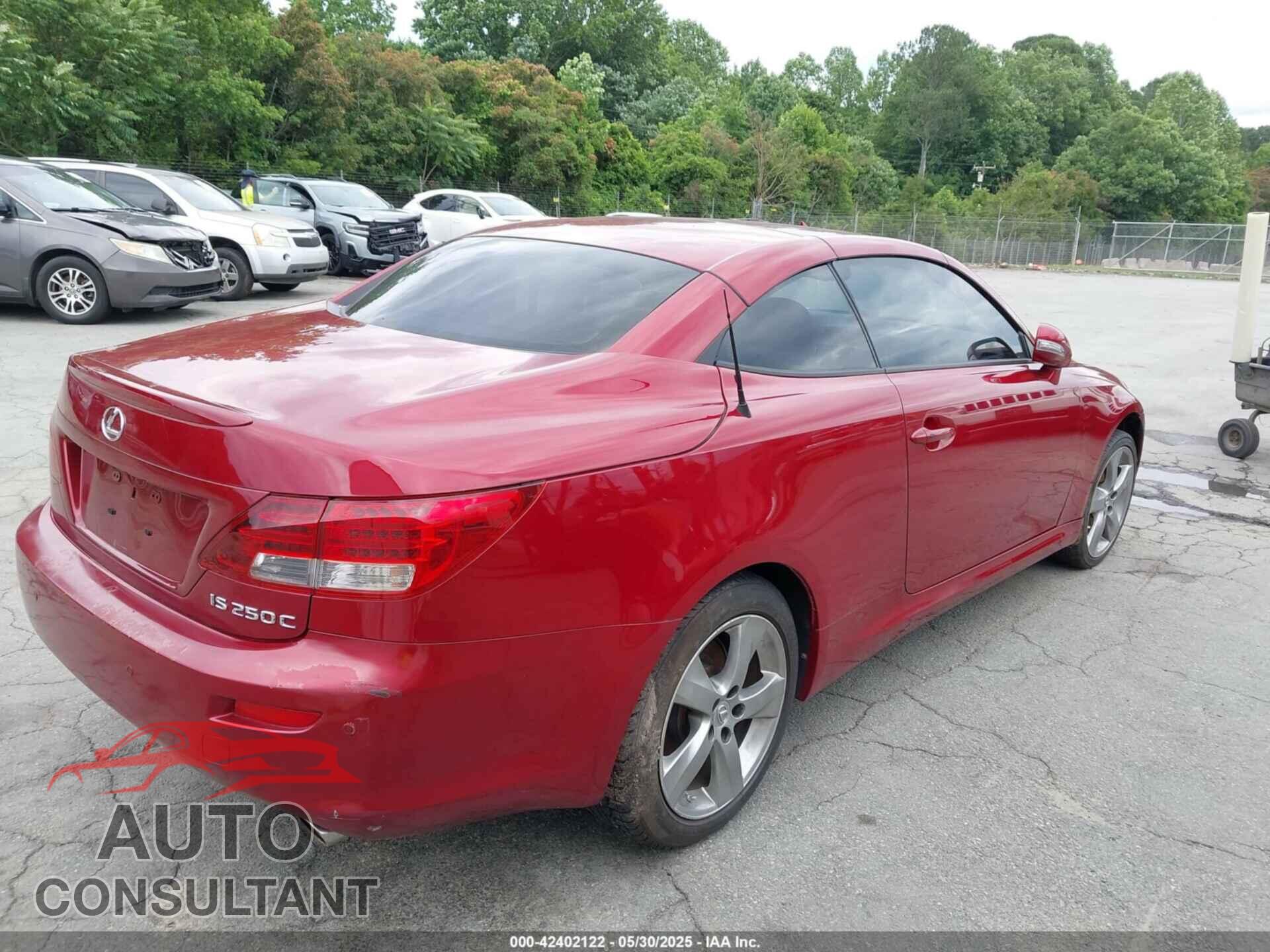 LEXUS IS 250C 2012 - JTHFF2C26C2523533
