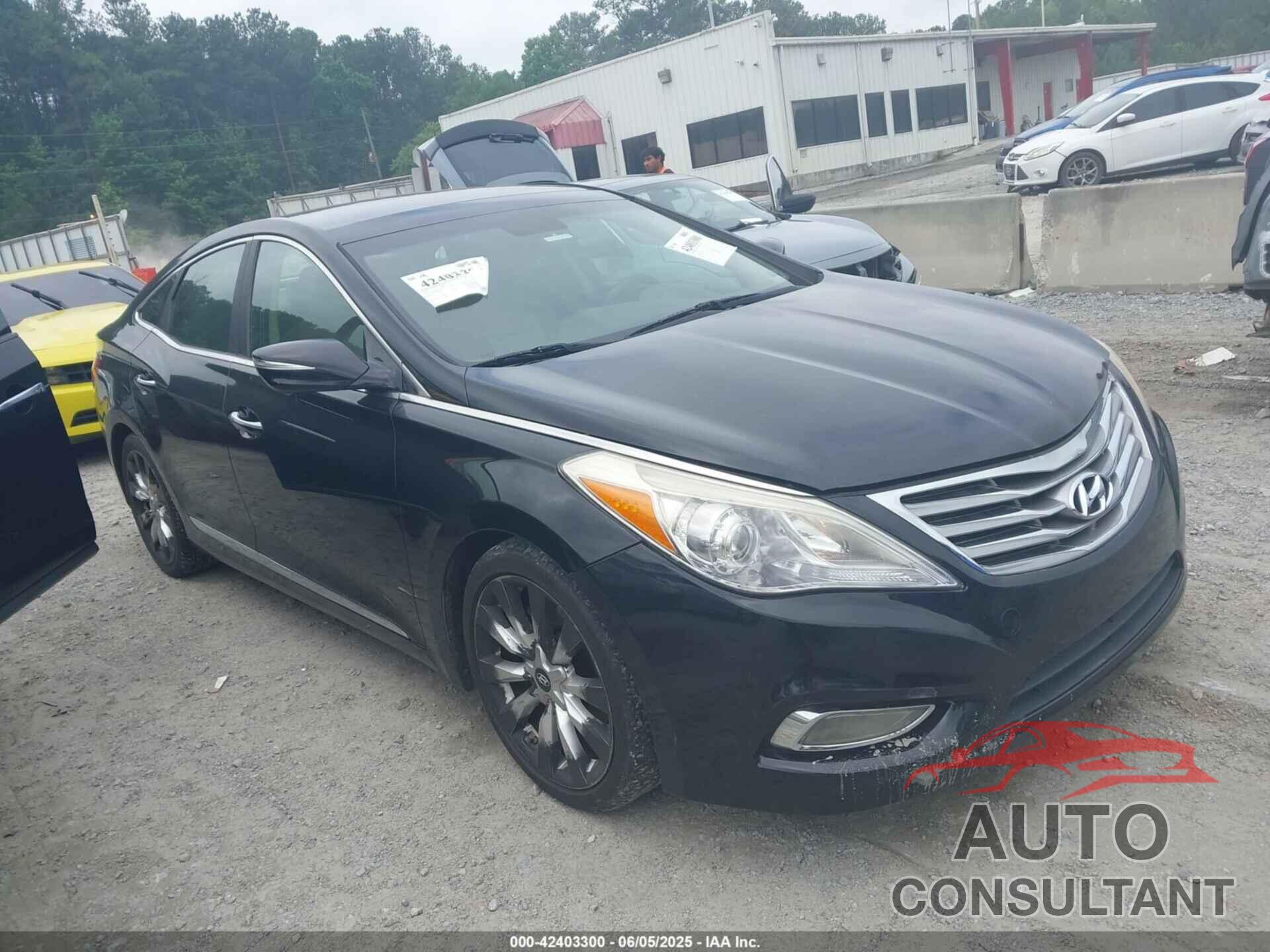 HYUNDAI AZERA 2013 - KMHFH4JG4DA243182