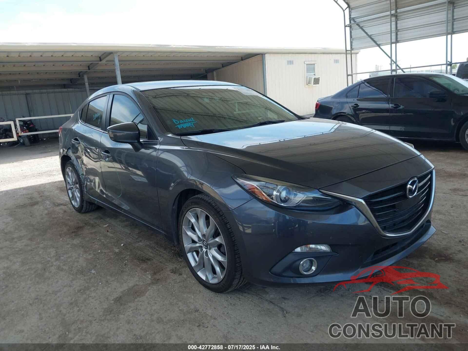 MAZDA MAZDA3 2016 - JM1BM1X34G1355096