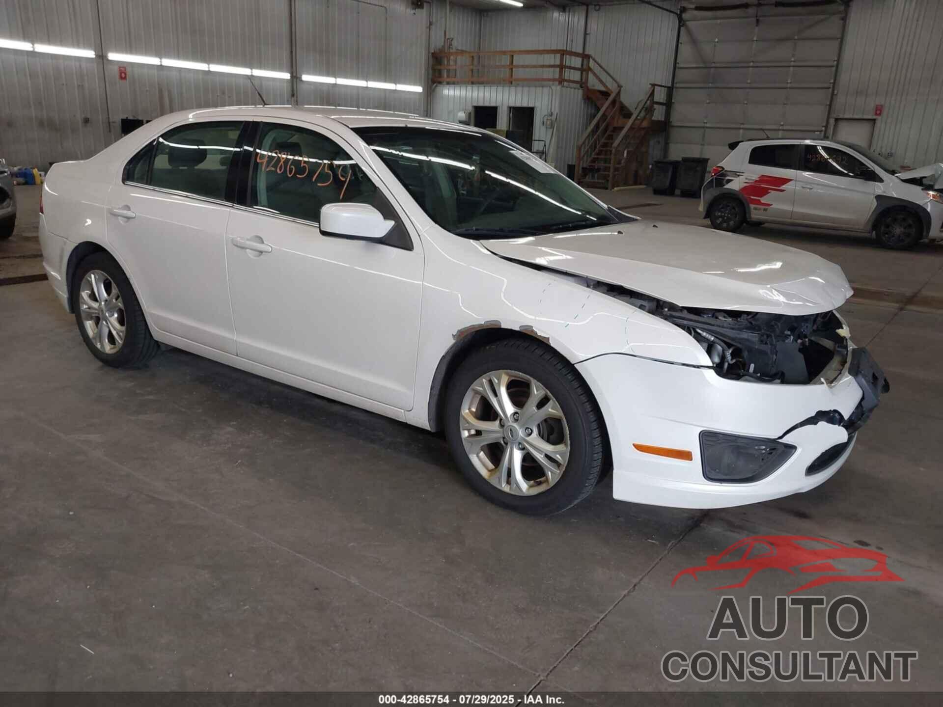 FORD FUSION 2012 - 3FAHP0HA3CR233490
