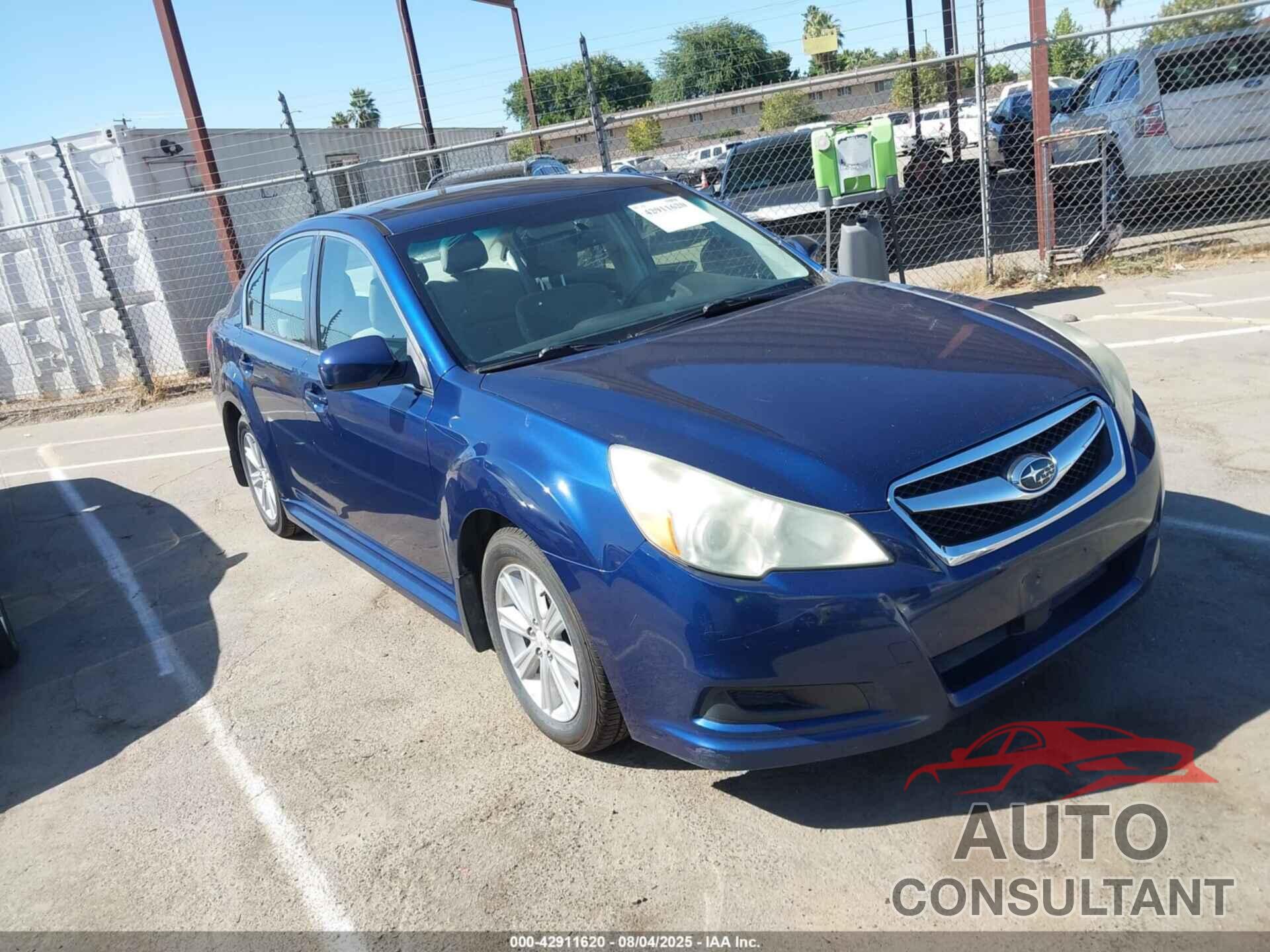 SUBARU LEGACY 2011 - 4S3BMBG68B3243219