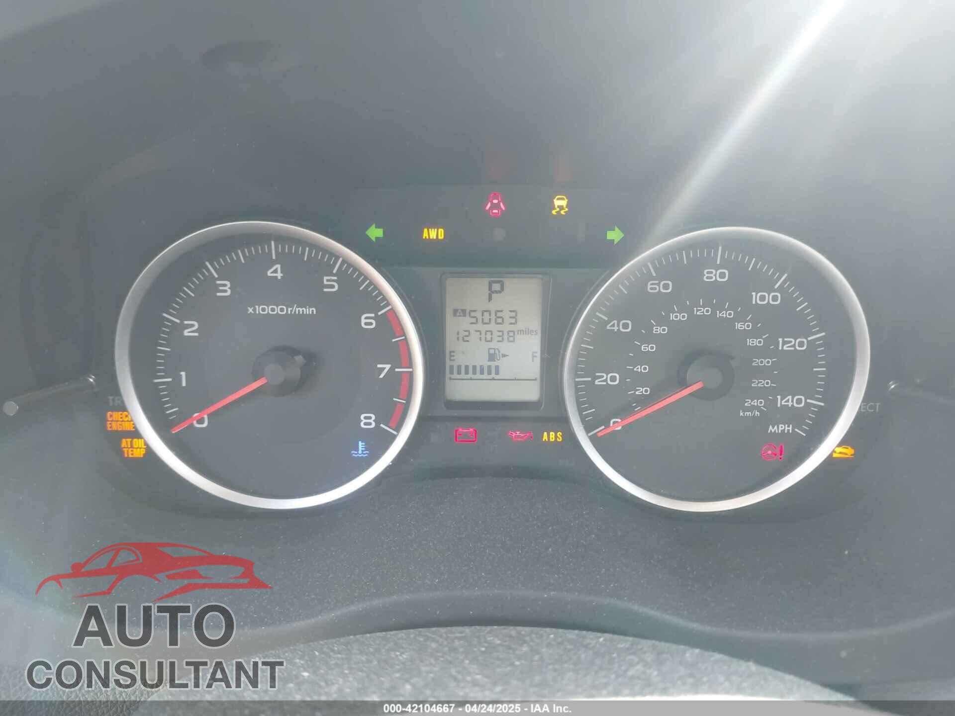 SUBARU FORESTER 2015 - JF2SJADC2FH458859