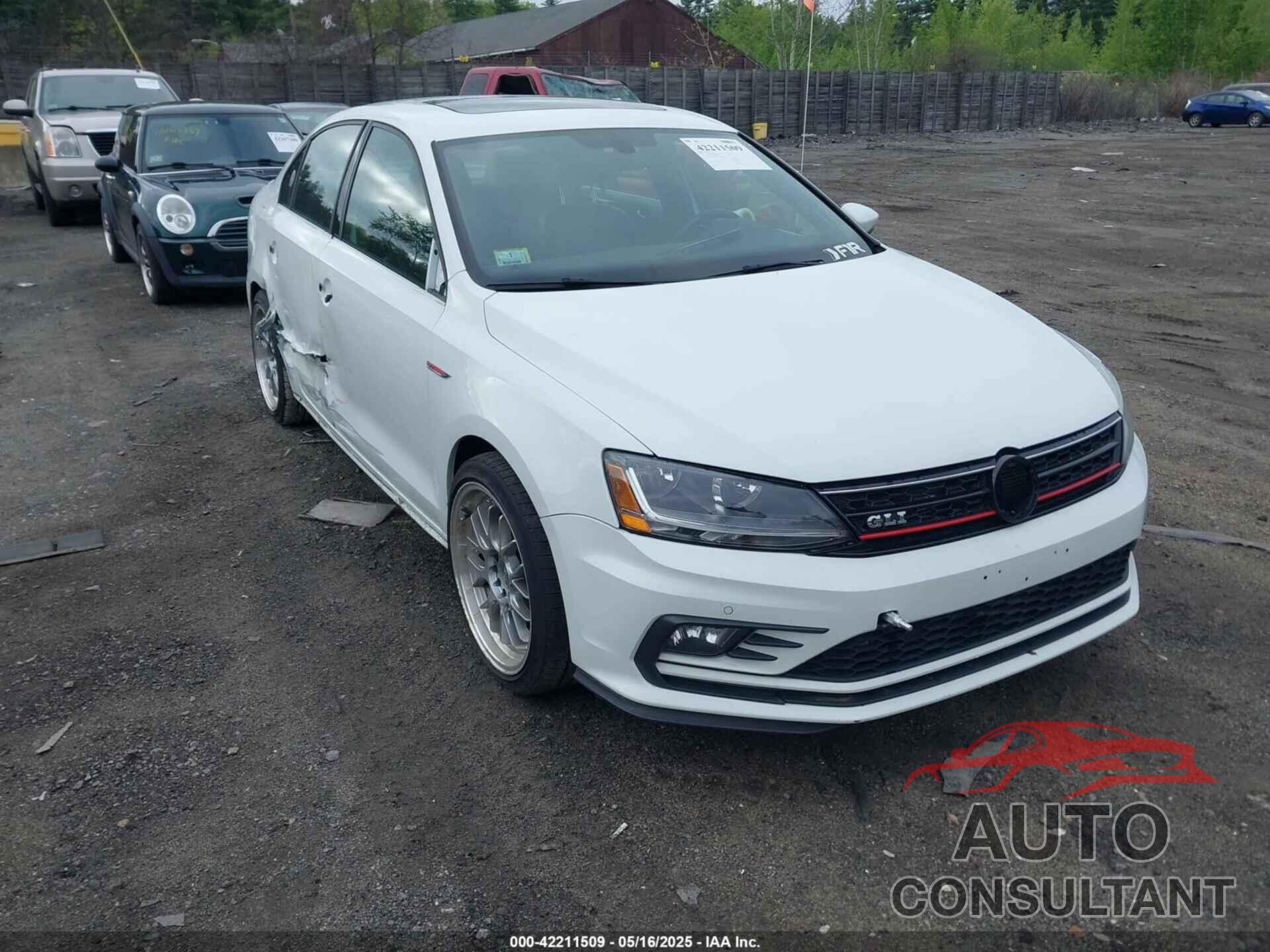 VOLKSWAGEN JETTA 2017 - 3VW5T7AJ2HM349549