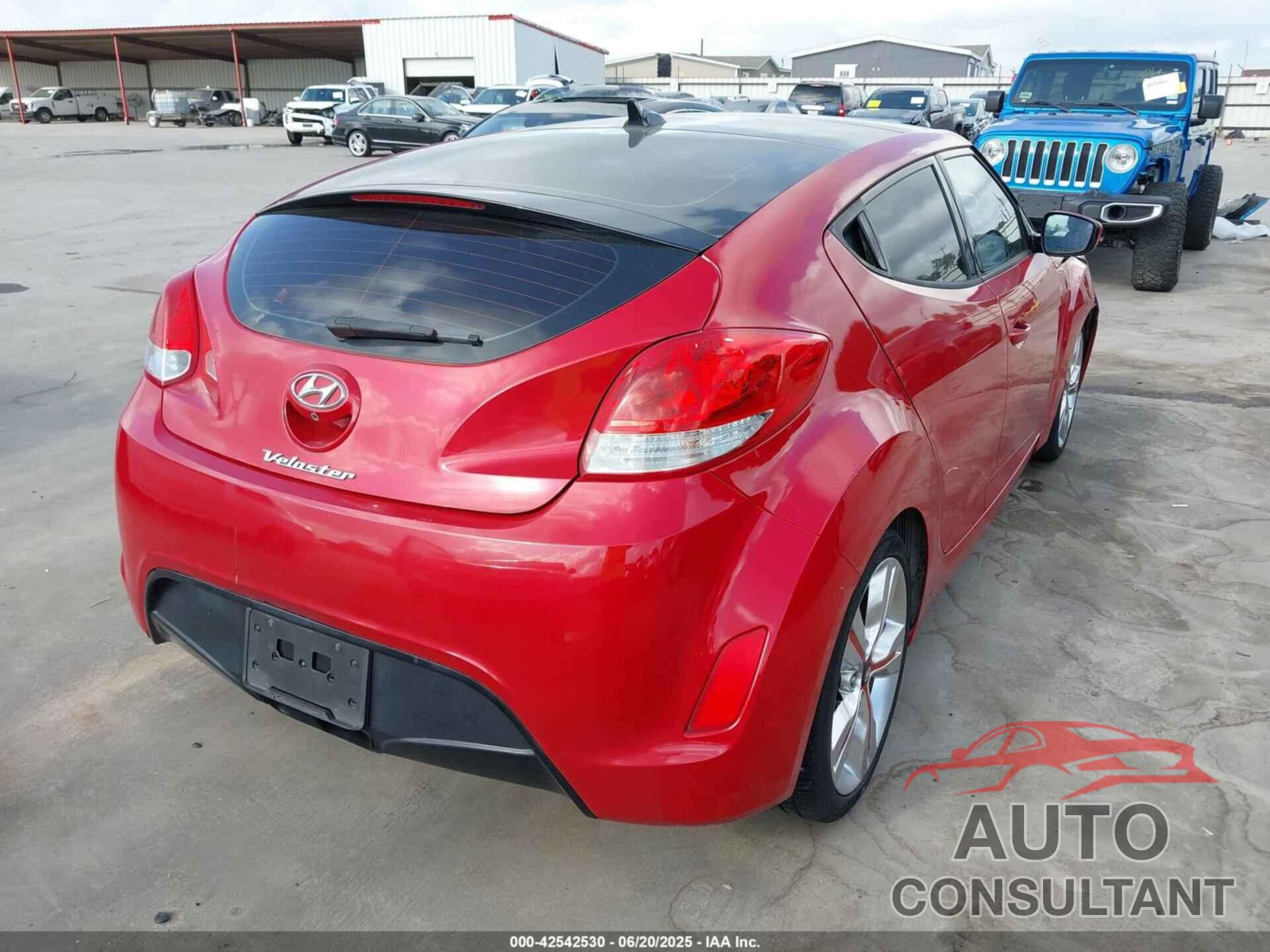 HYUNDAI VELOSTER 2016 - KMHTC6AD2GU257927
