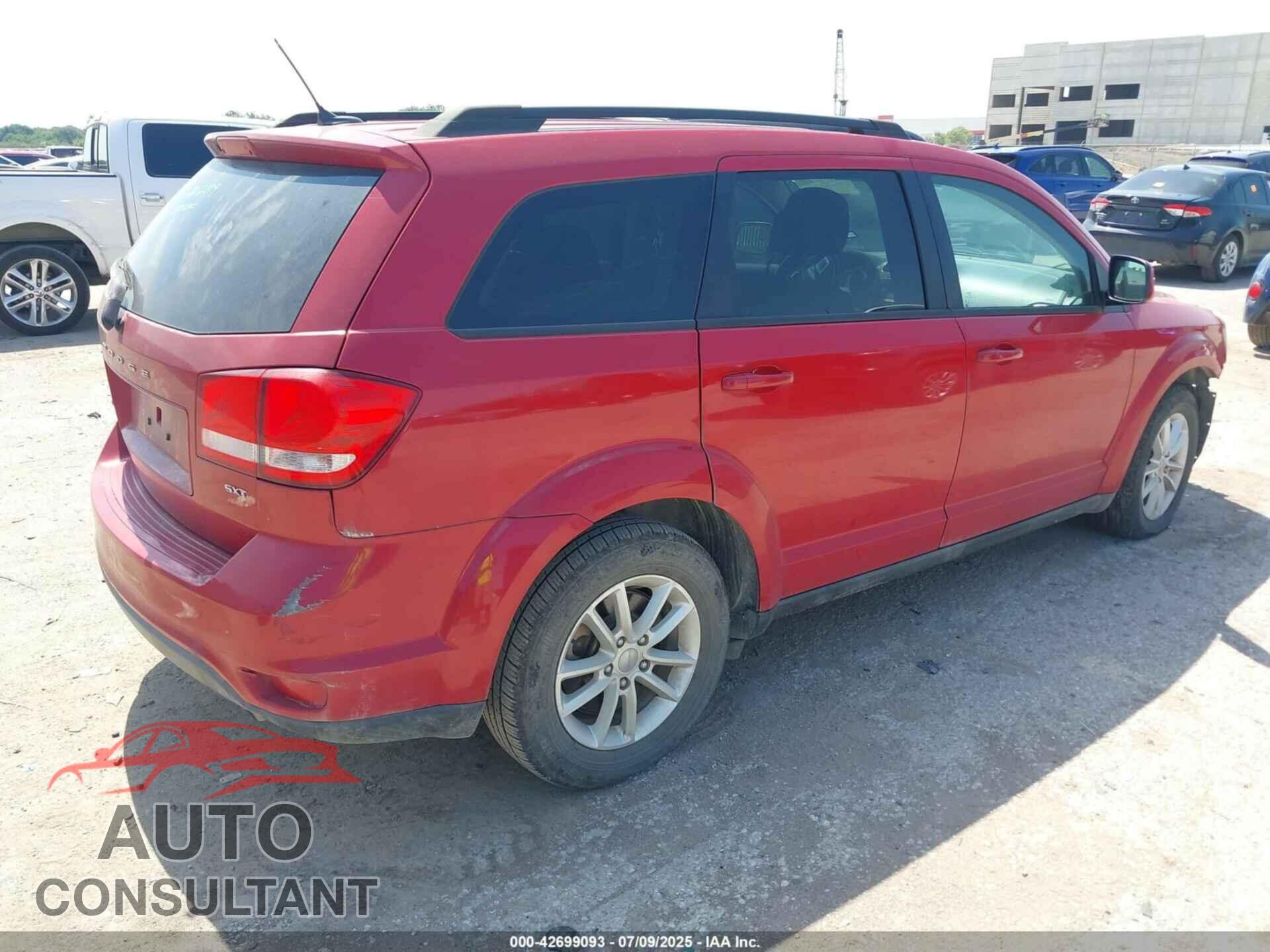 DODGE JOURNEY 2013 - 3C4PDCBB7DT567592