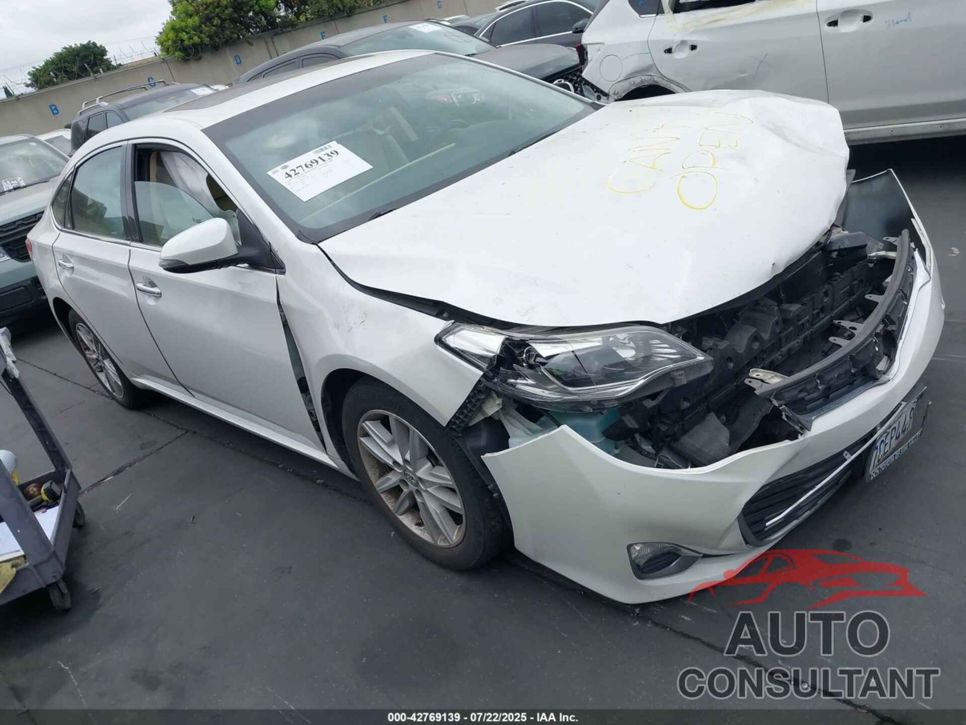 TOYOTA AVALON 2013 - 4T1BK1EBXDU075415