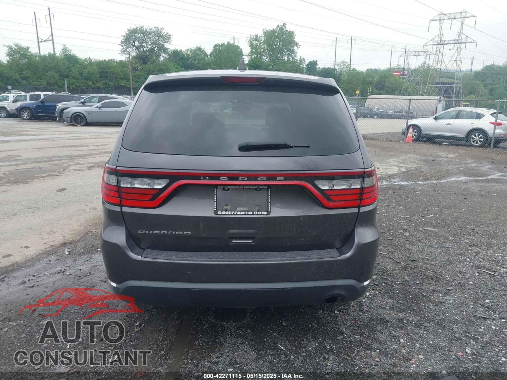 DODGE DURANGO 2017 - 1C4RDJAG5HC898554