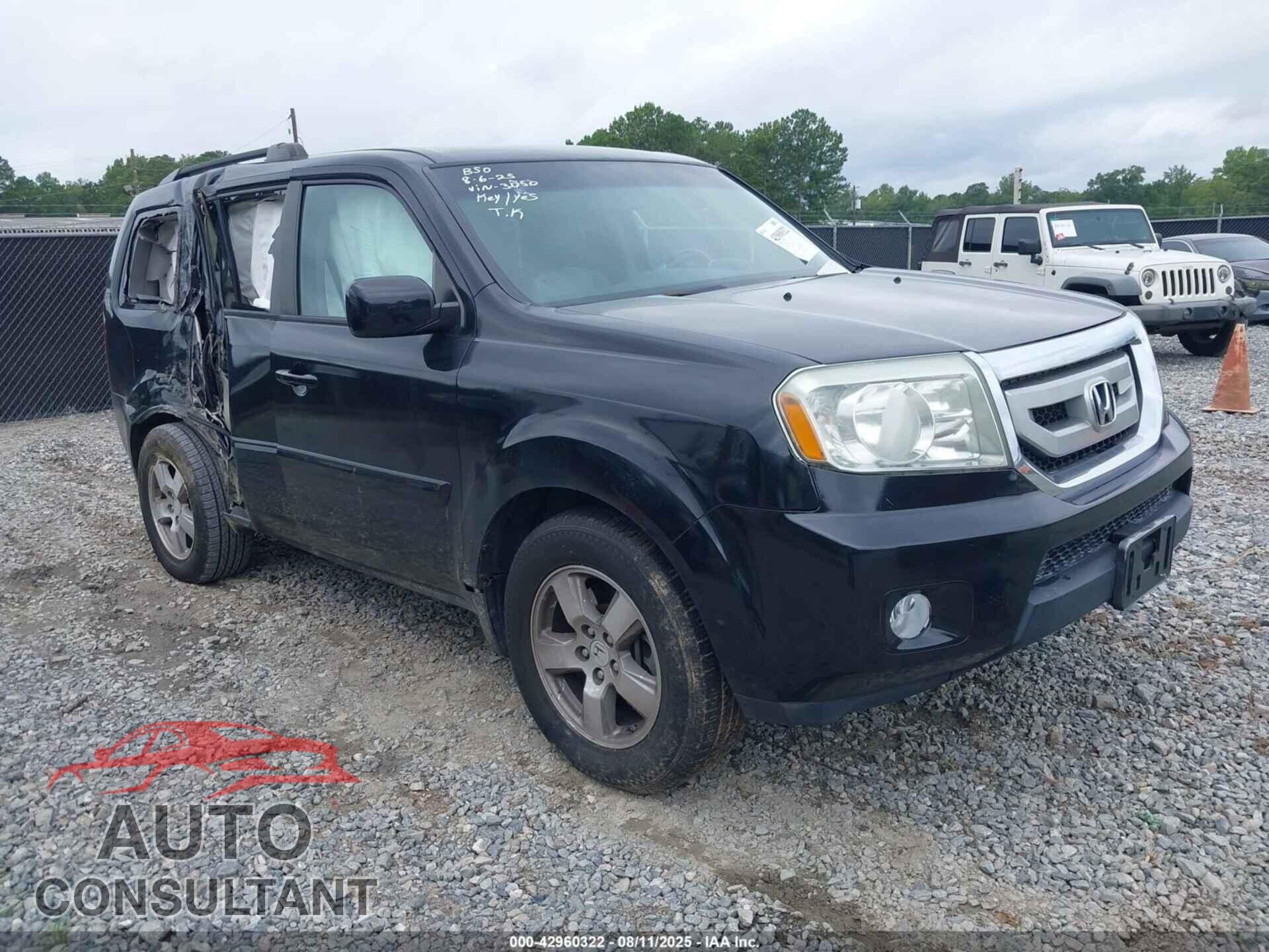 HONDA PILOT 2011 - 5FNYF3H52BB013050