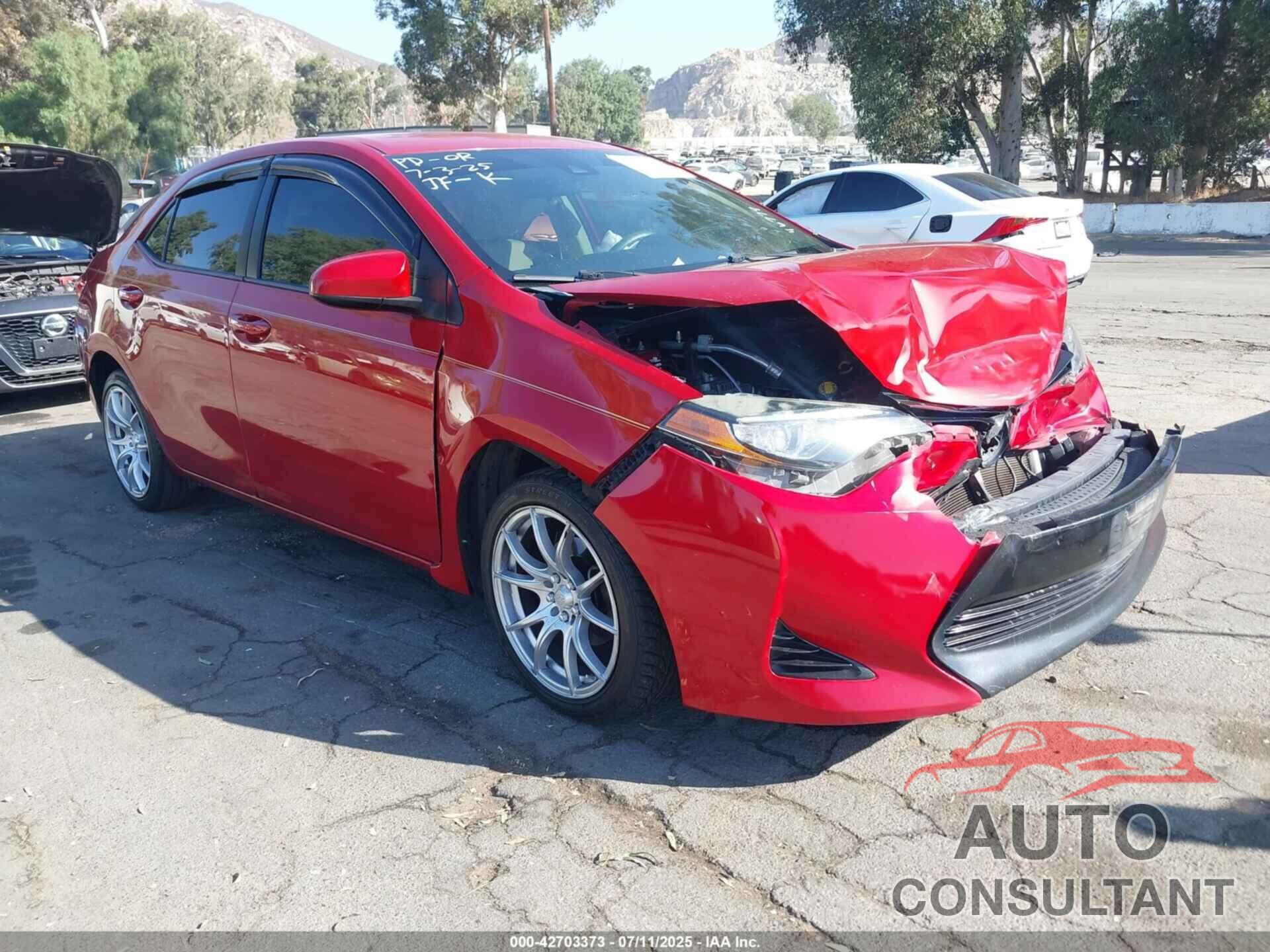 TOYOTA COROLLA 2017 - 5YFBURHE1HP646778