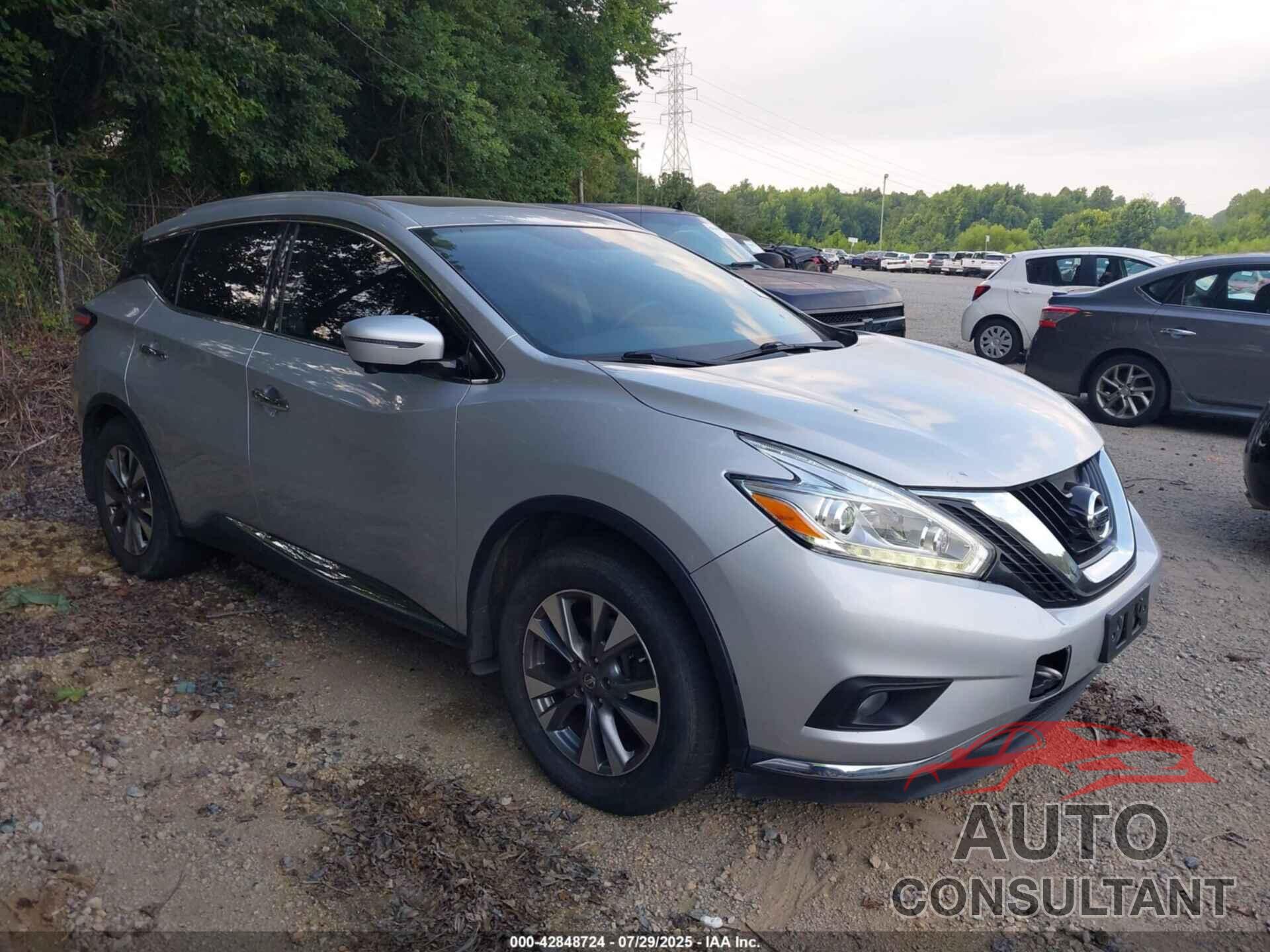 NISSAN MURANO 2016 - 5N1AZ2MH2GN101751