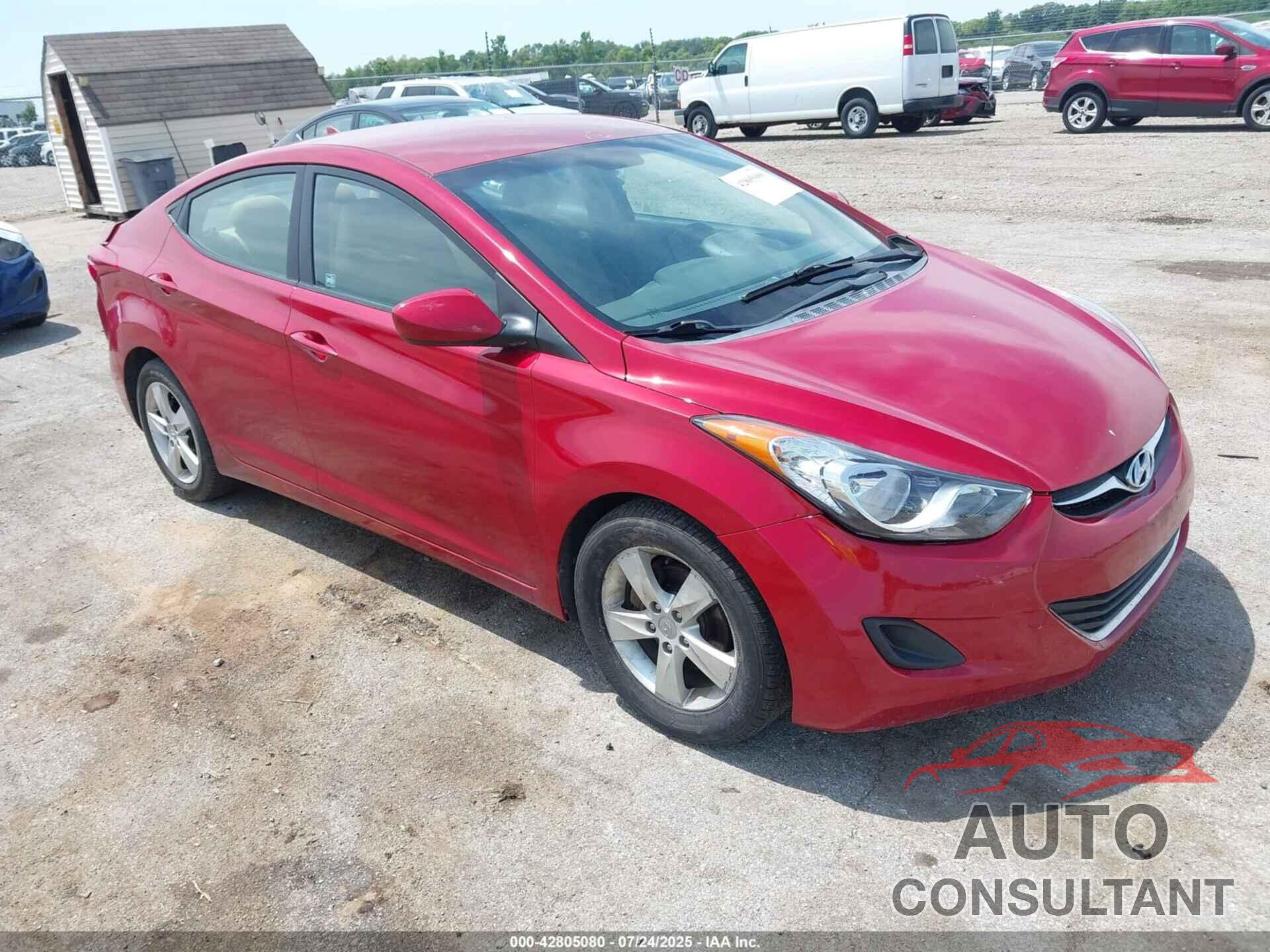 HYUNDAI ELANTRA 2011 - KMHDH4AE2BU147889