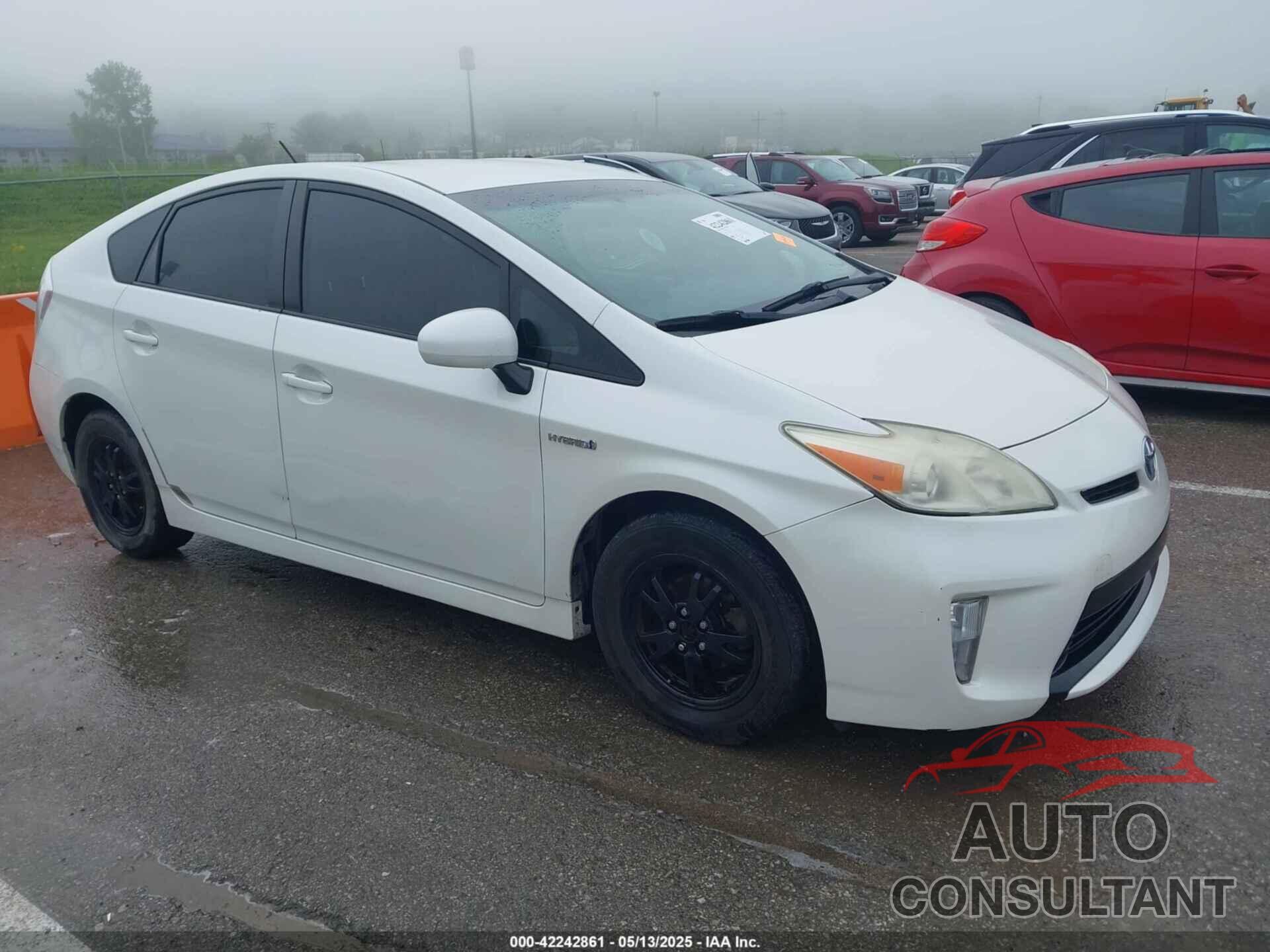 TOYOTA PRIUS 2012 - JTDKN3DUXC1506992