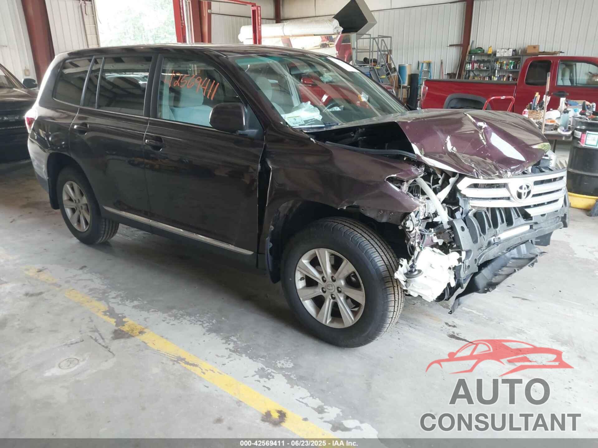 TOYOTA HIGHLANDER 2013 - 5TDBK3EH5DS213225