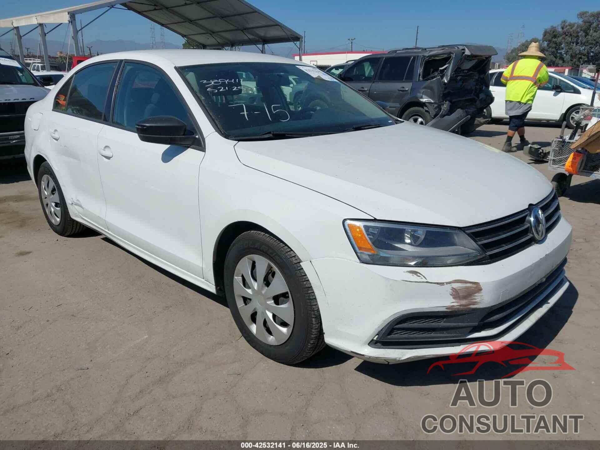 VOLKSWAGEN JETTA 2016 - 3VW267AJ5GM326789
