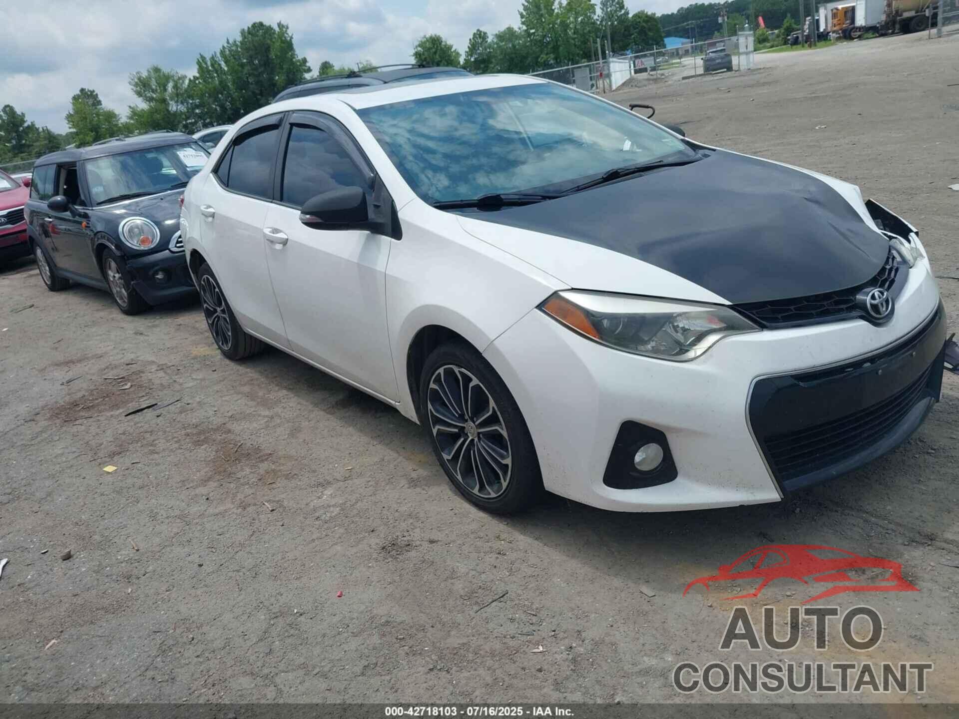 TOYOTA COROLLA 2016 - 2T1BURHE4GC580080