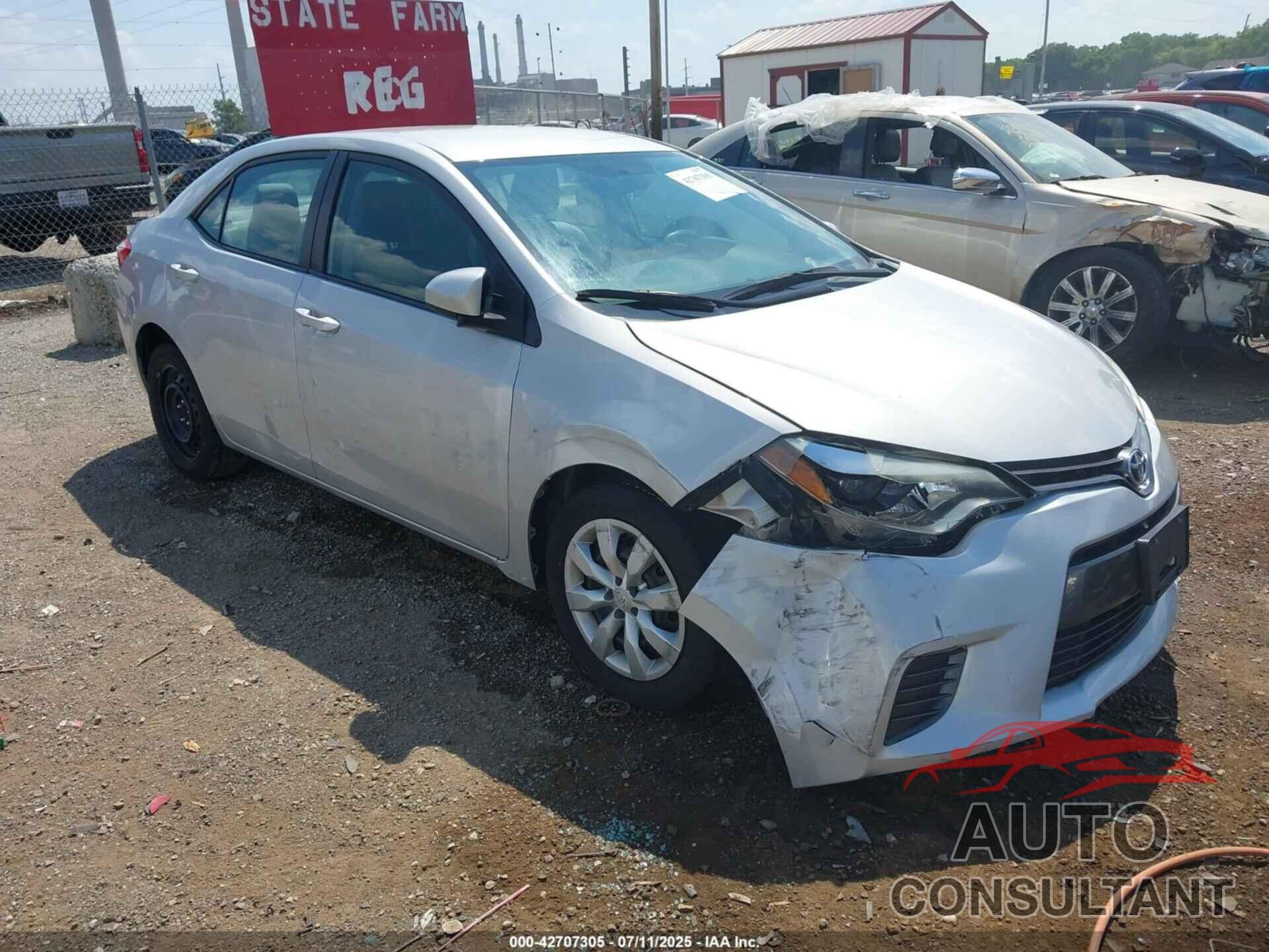 TOYOTA COROLLA 2016 - 2T1BURHE2GC580370