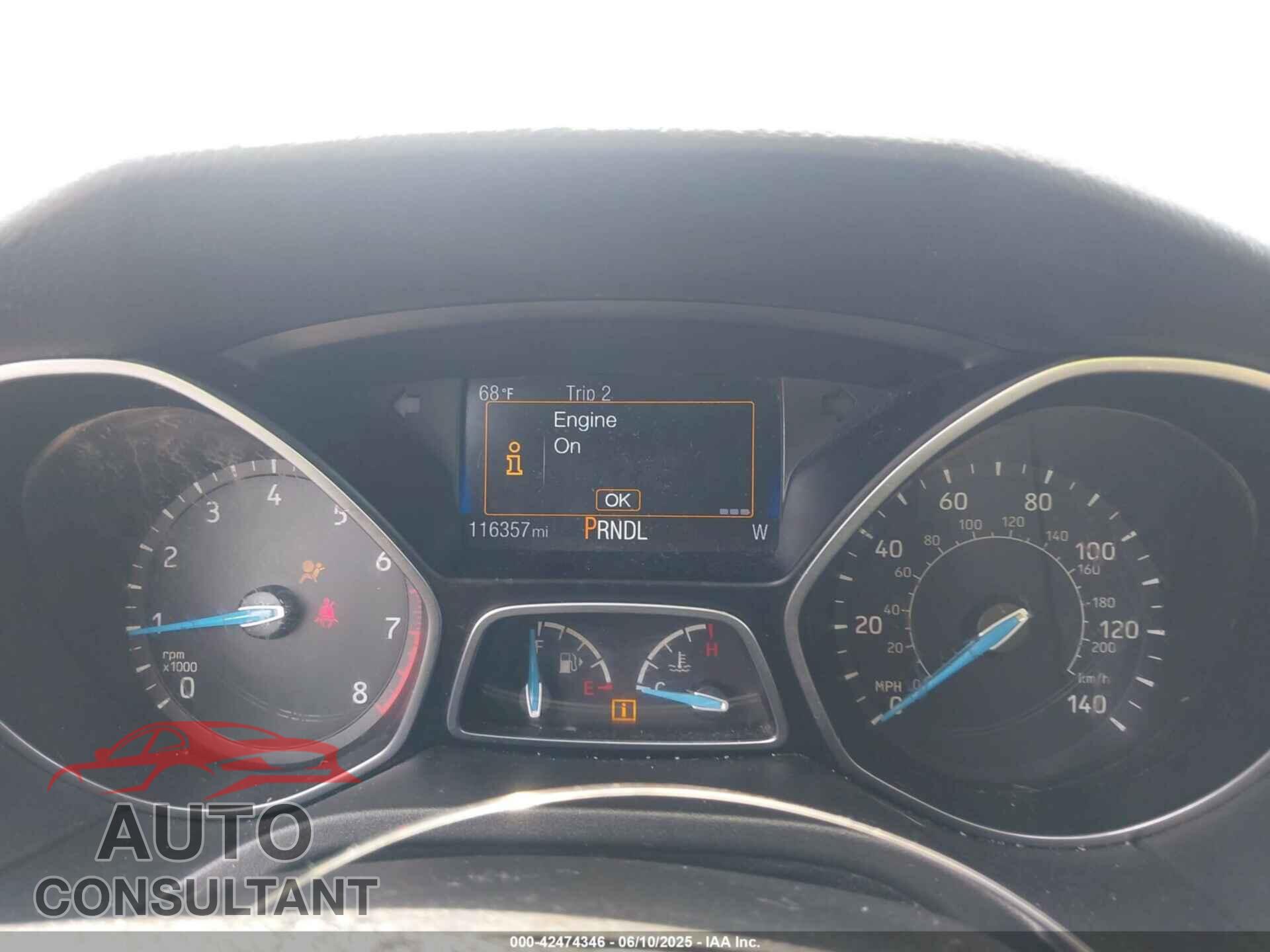 FORD FOCUS 2016 - 1FADP3F28GL358243